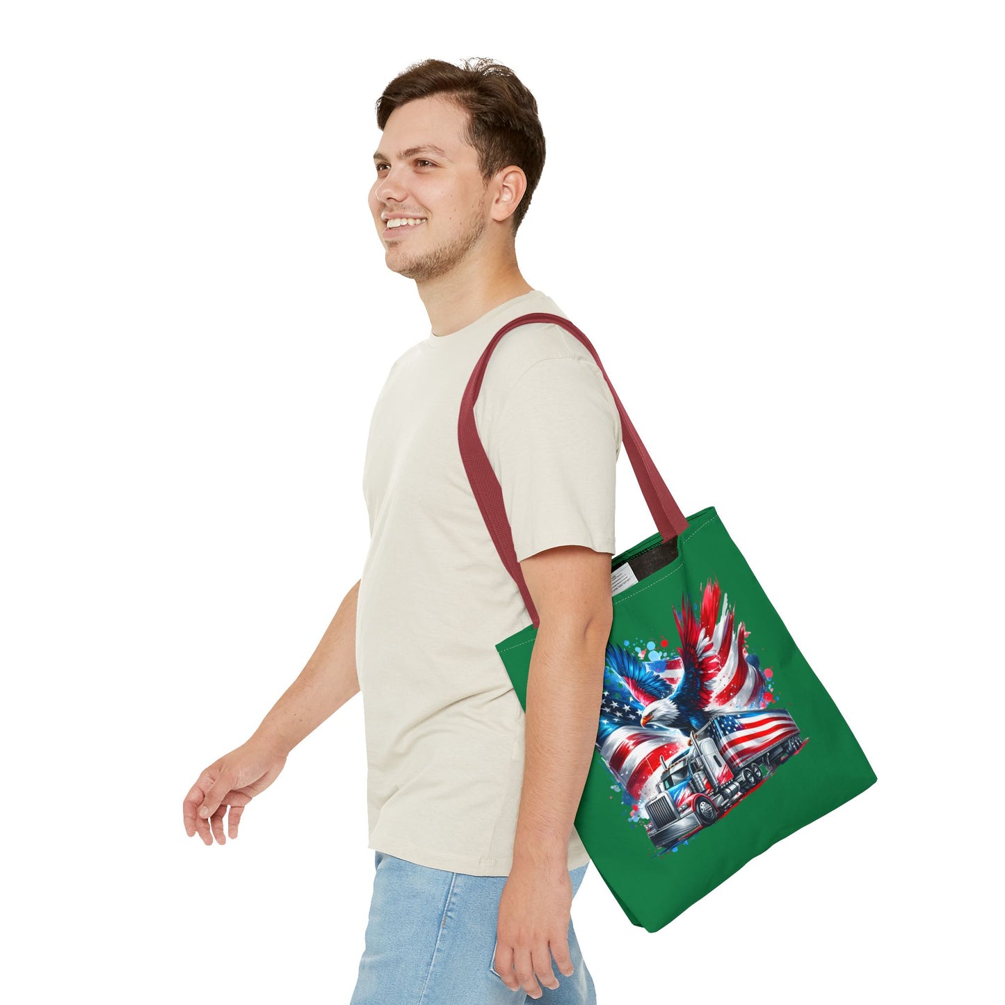 Princess Grace Patriotic Eagle Truck Tote Bag Celebrate Freedom and Adventure
