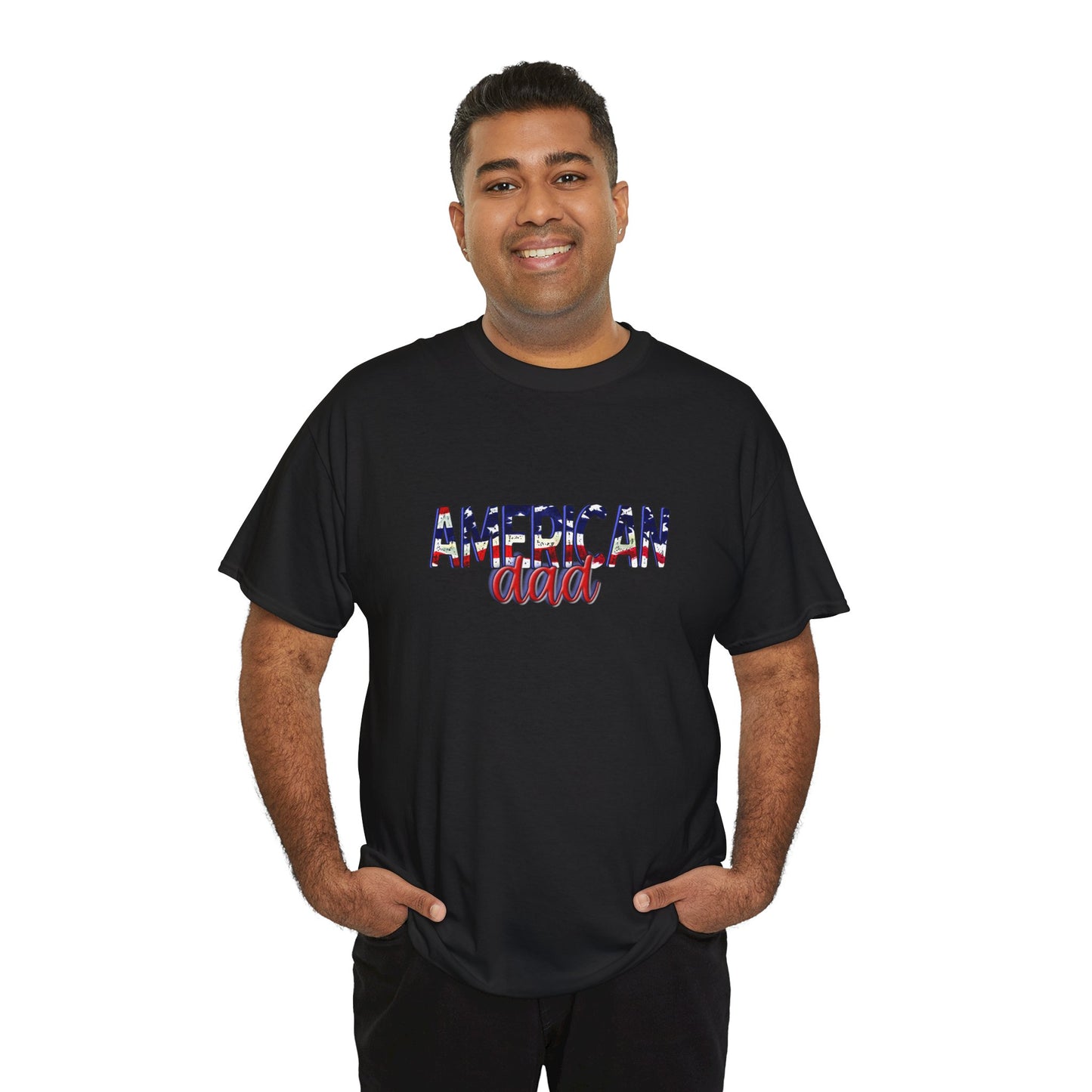 Princess Grace Patriotic American Dad Tee Unisex Heavy Cotton T-Shirt