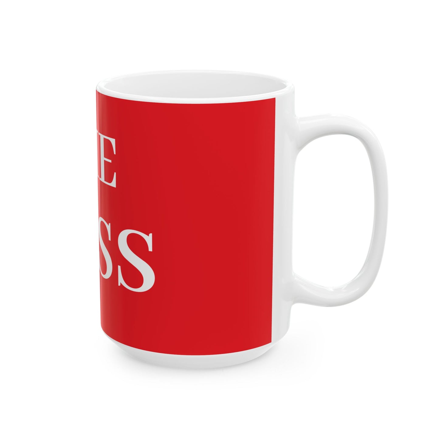 Princess Grace The Boss Ceramic Mug Fun Coffee Cup for Workplace or Gift