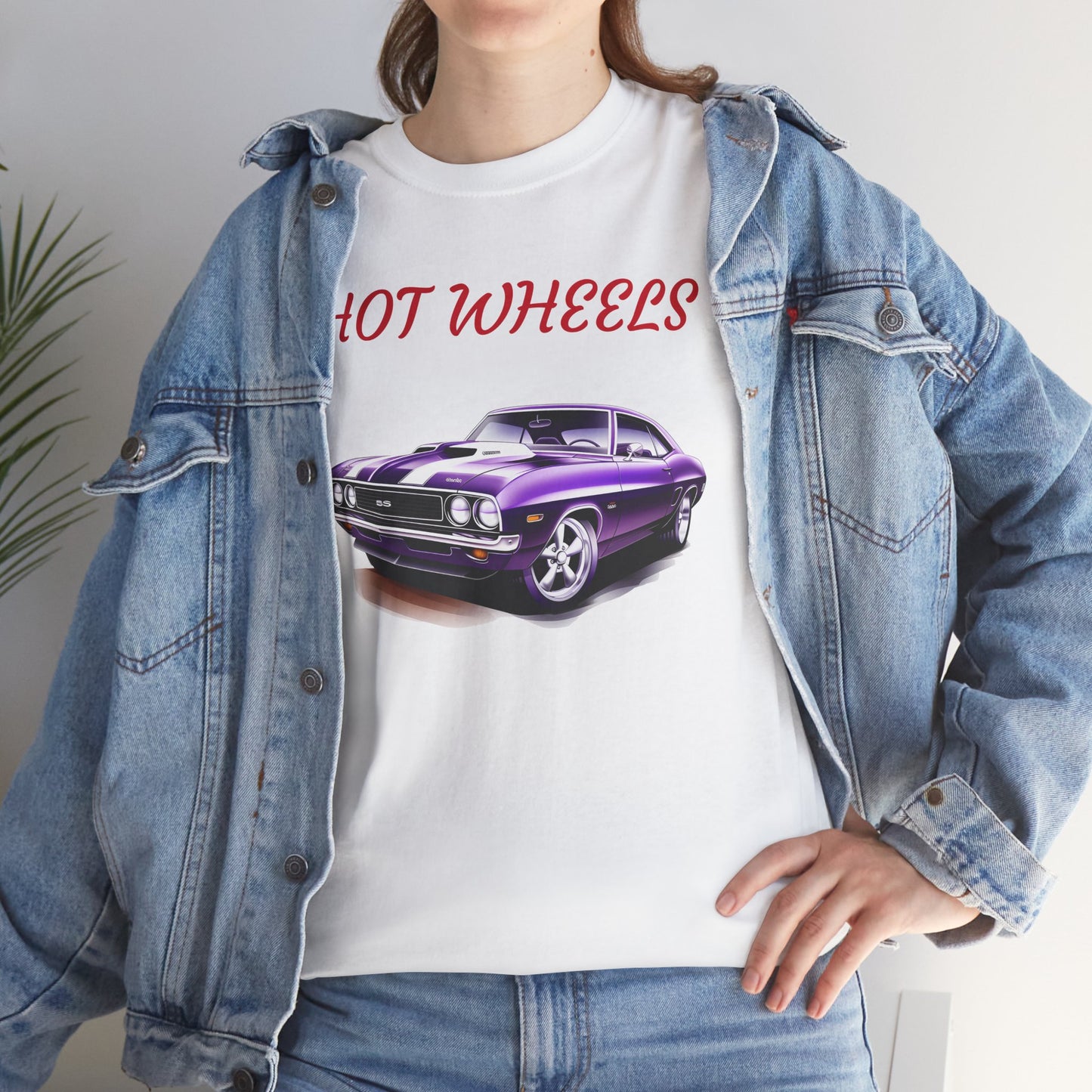 Princess Grace Hot Wheels Unisex Heavy Cotton Tee Vintage Car Graphic T-Shirt for Classic Car Lovers