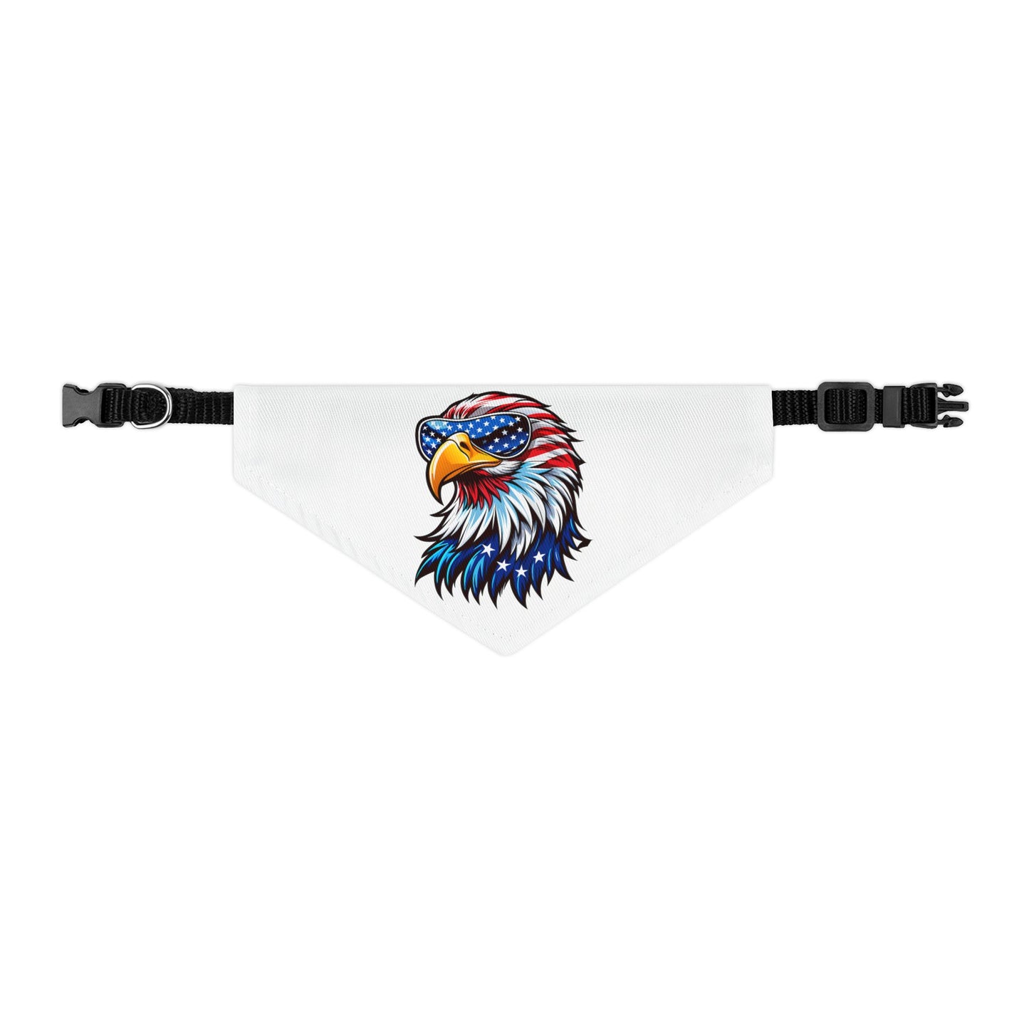 Princess Grace Patriotic Eagle Pet Bandana Collar for Dogs Perfect for Independence Day Celebrations