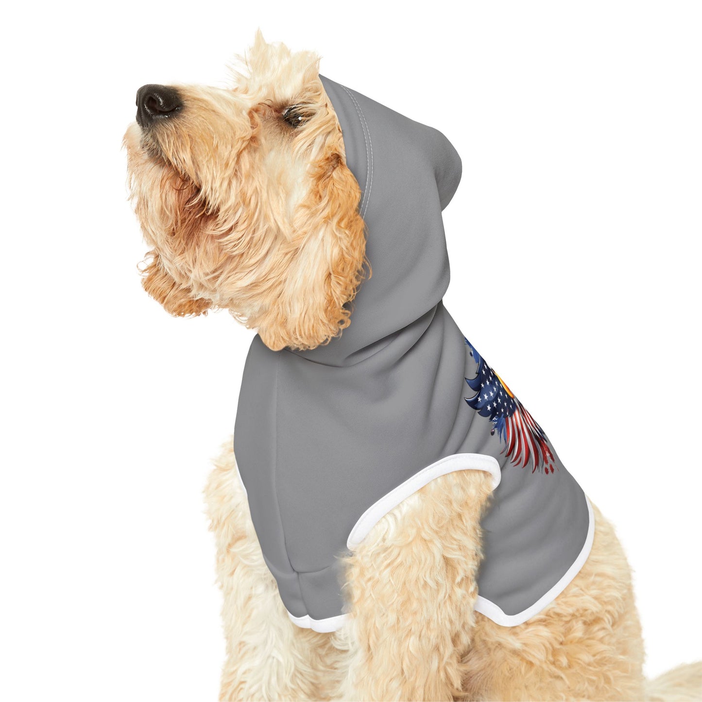 Princess Grace Patriotic Pet Hoodie