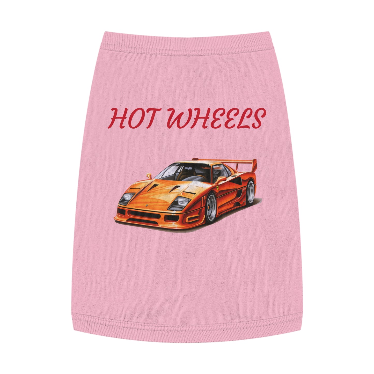 Princess Grace Hot Wheels Cool Car Pet Tank Top Design for Stylish Pets
