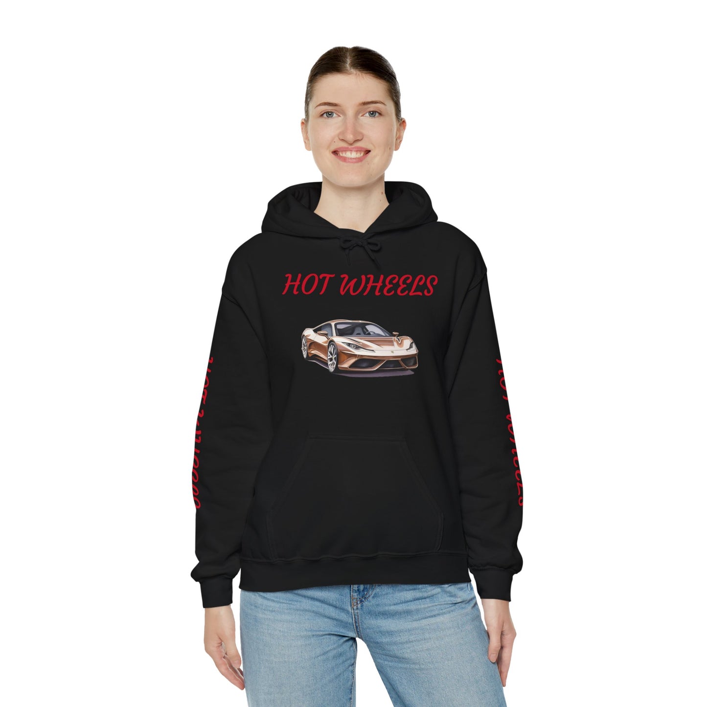 Princess Grace Hot Wheels Unisex Hooded Sweatshirt Stylish Car Graphic Design for Car Enthusiasts