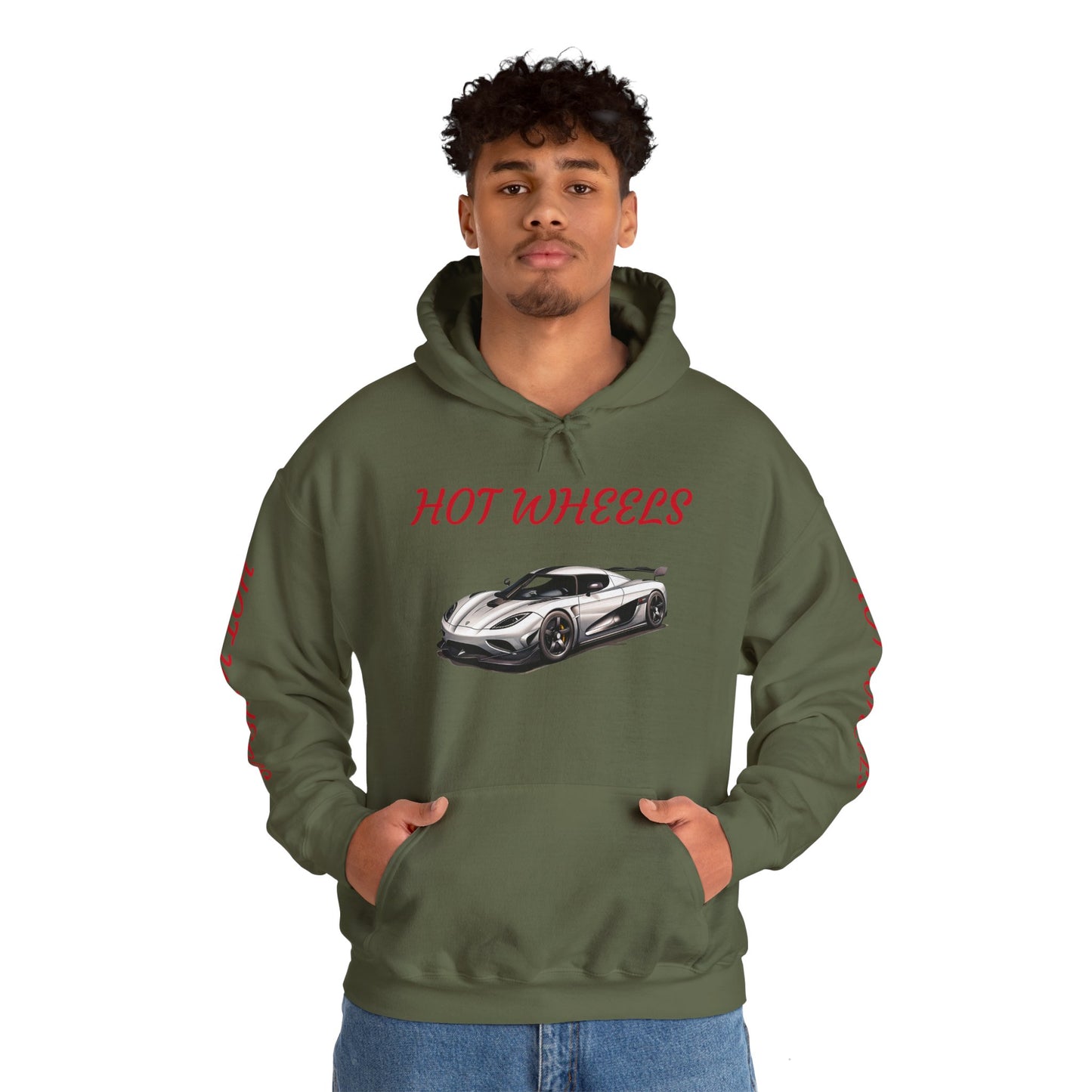 Princess Grace Hot Wheels Car Sweatshirt Unisex Heavy Blend Hoodie for Automotive Enthusiasts