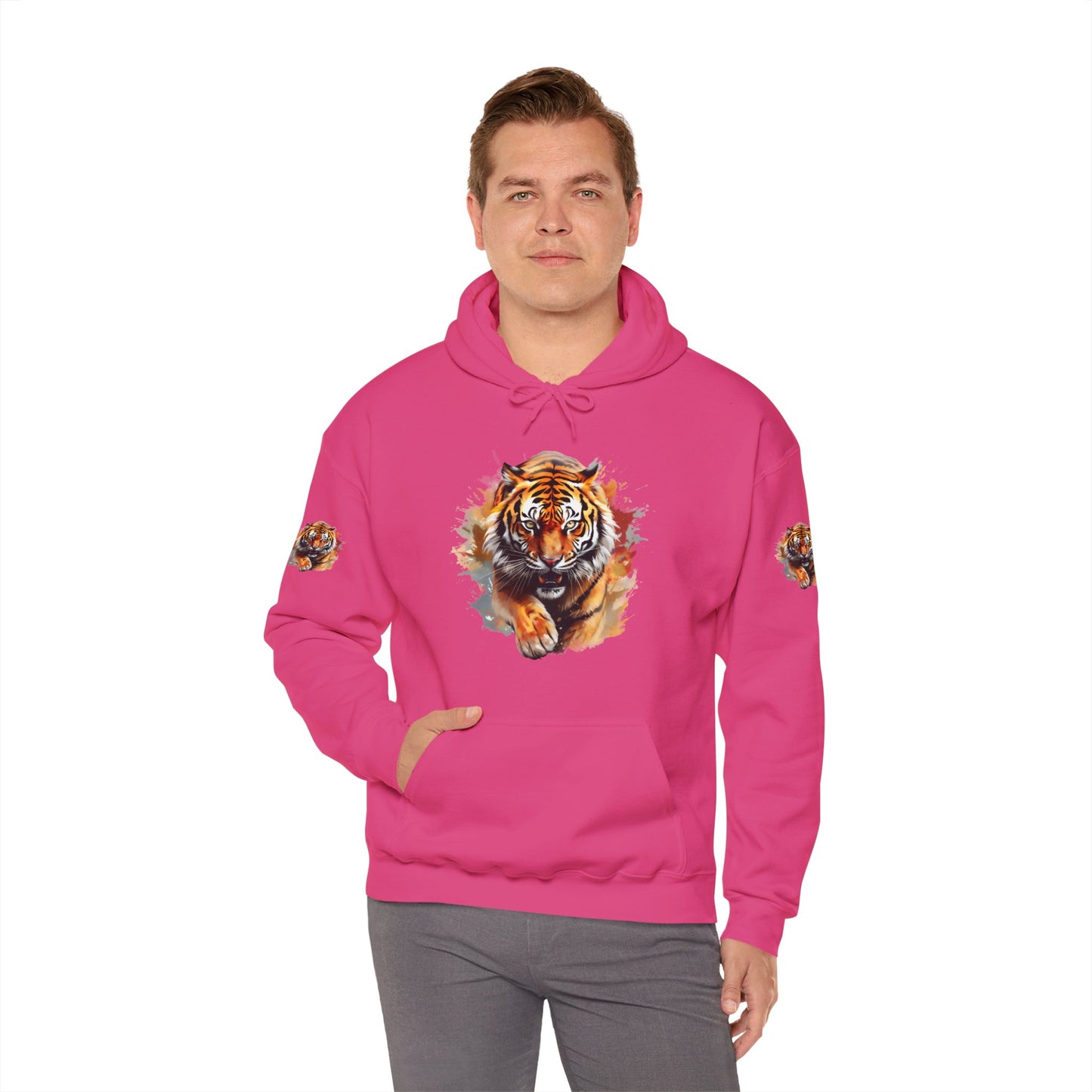 Princess Grace Fierce Tiger Graphic Unisex Heavy Blend Hoodie