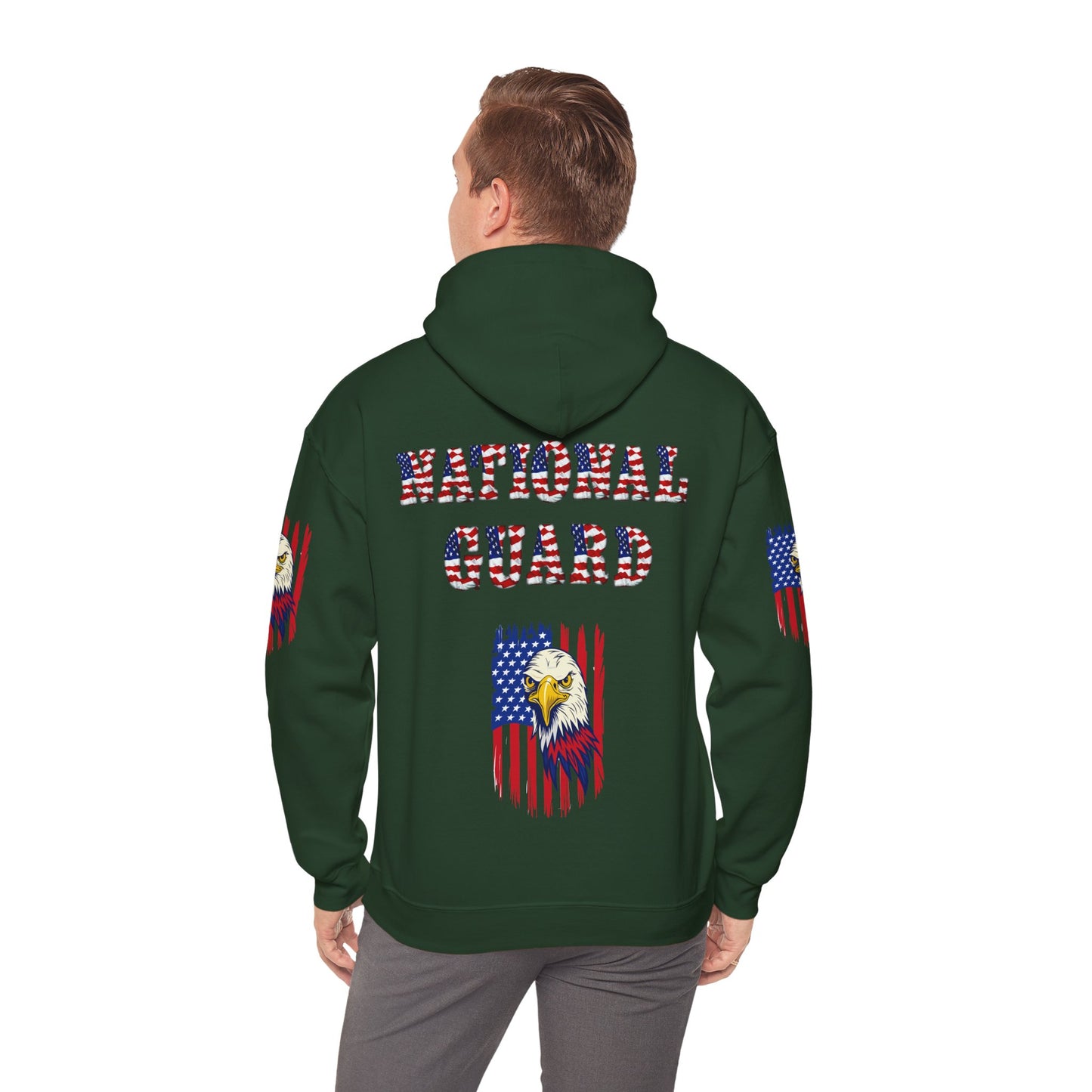 Princess Grace National Guard Patriotic Hoodie Unisex Heavy Blend Sweatshirt