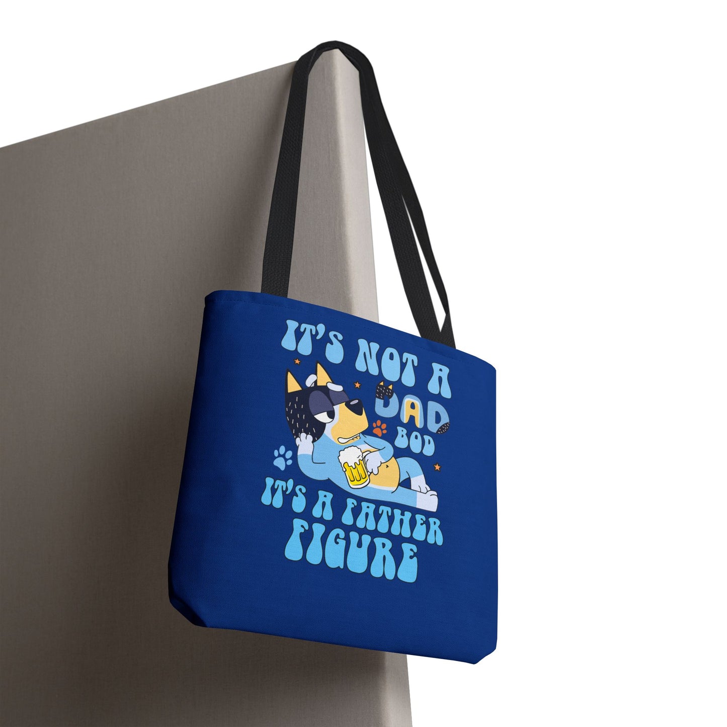 Princess Grace Funny Father Figure Tote Bag Perfect Gift for Dads