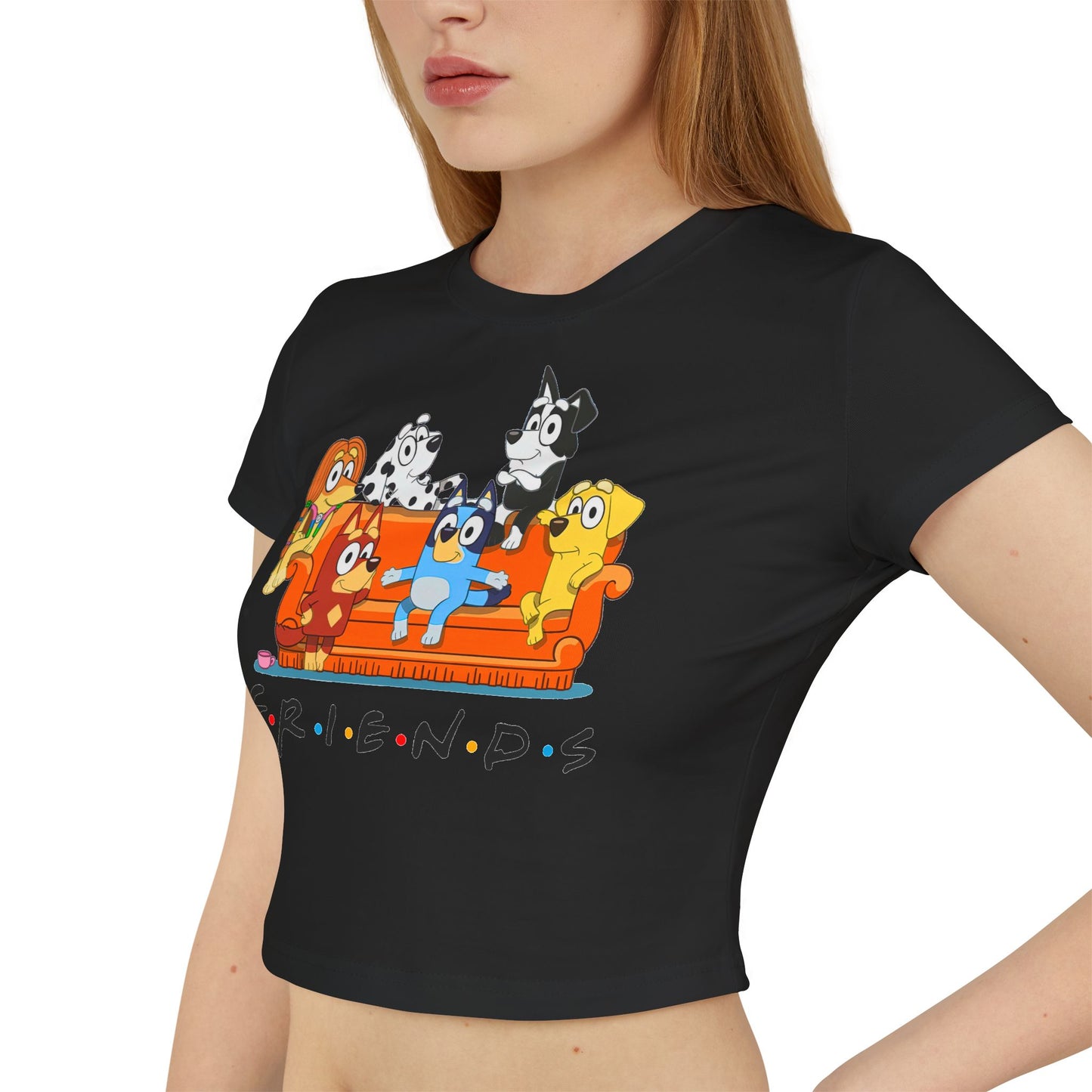 Princess Grace Bluey Friends Women's Baby Tee