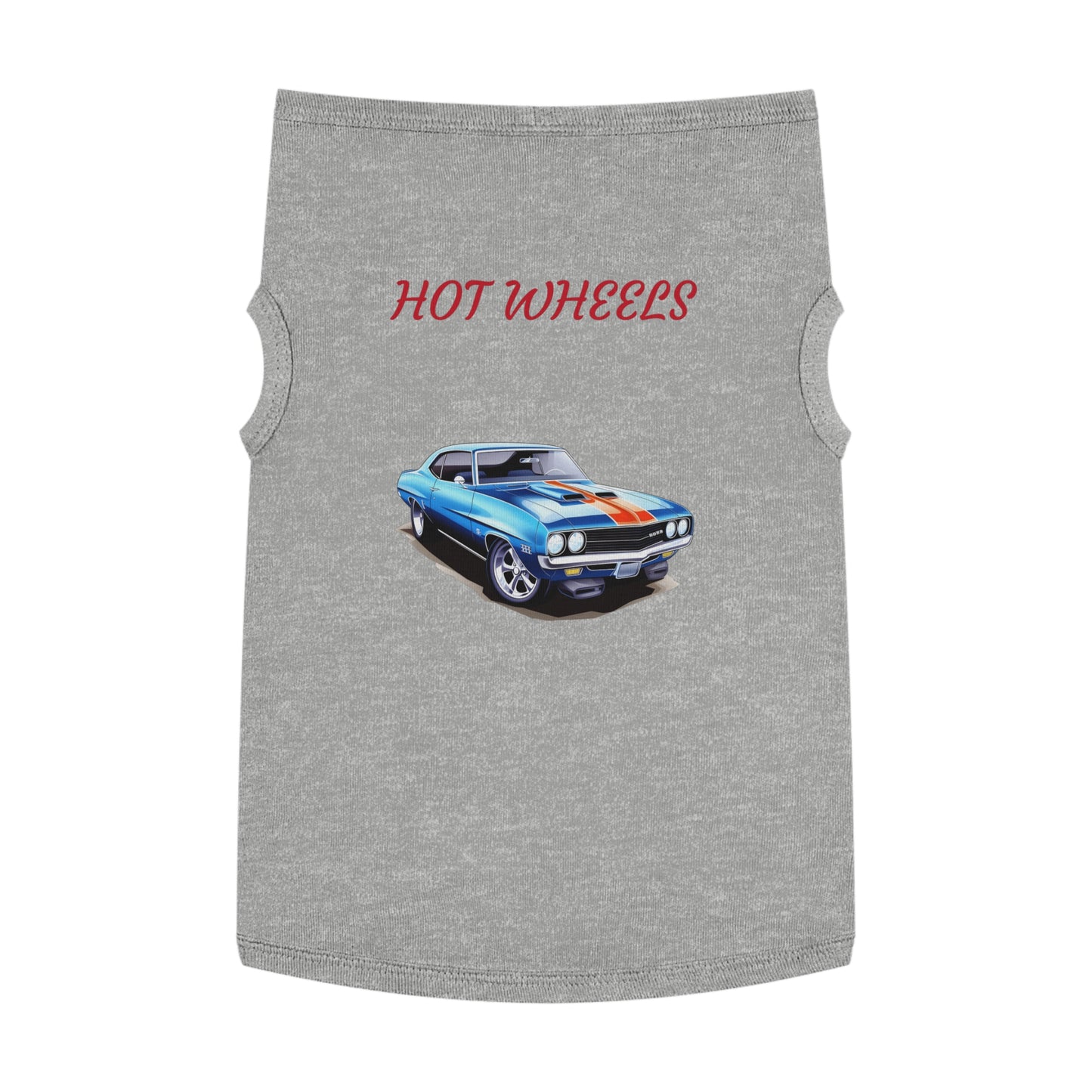 Princess Grace Retro Hot Wheels Pet Tank Top Stylish Dog Apparel for Car Lovers