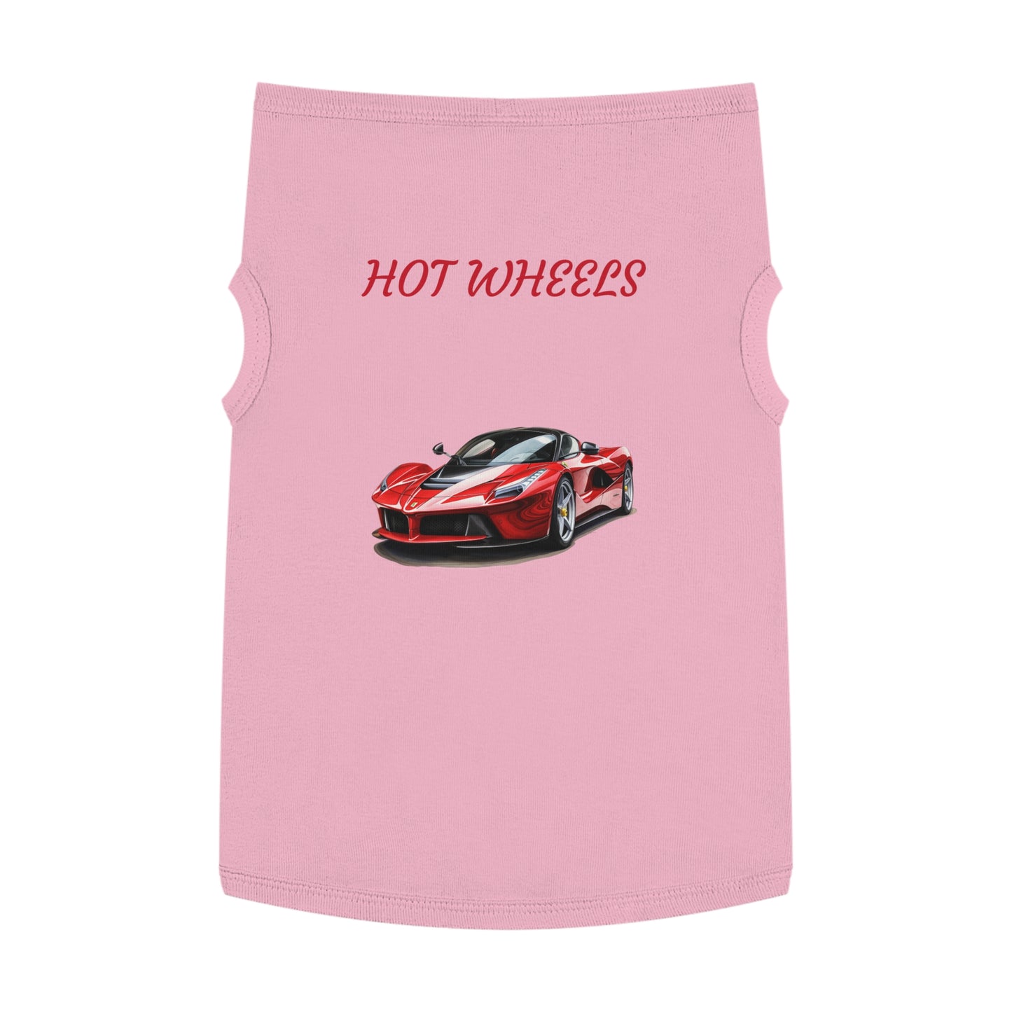 Princess Grace Cool Hot Wheels Pet Tank Top for Car Lovers Stylish Dog Apparel