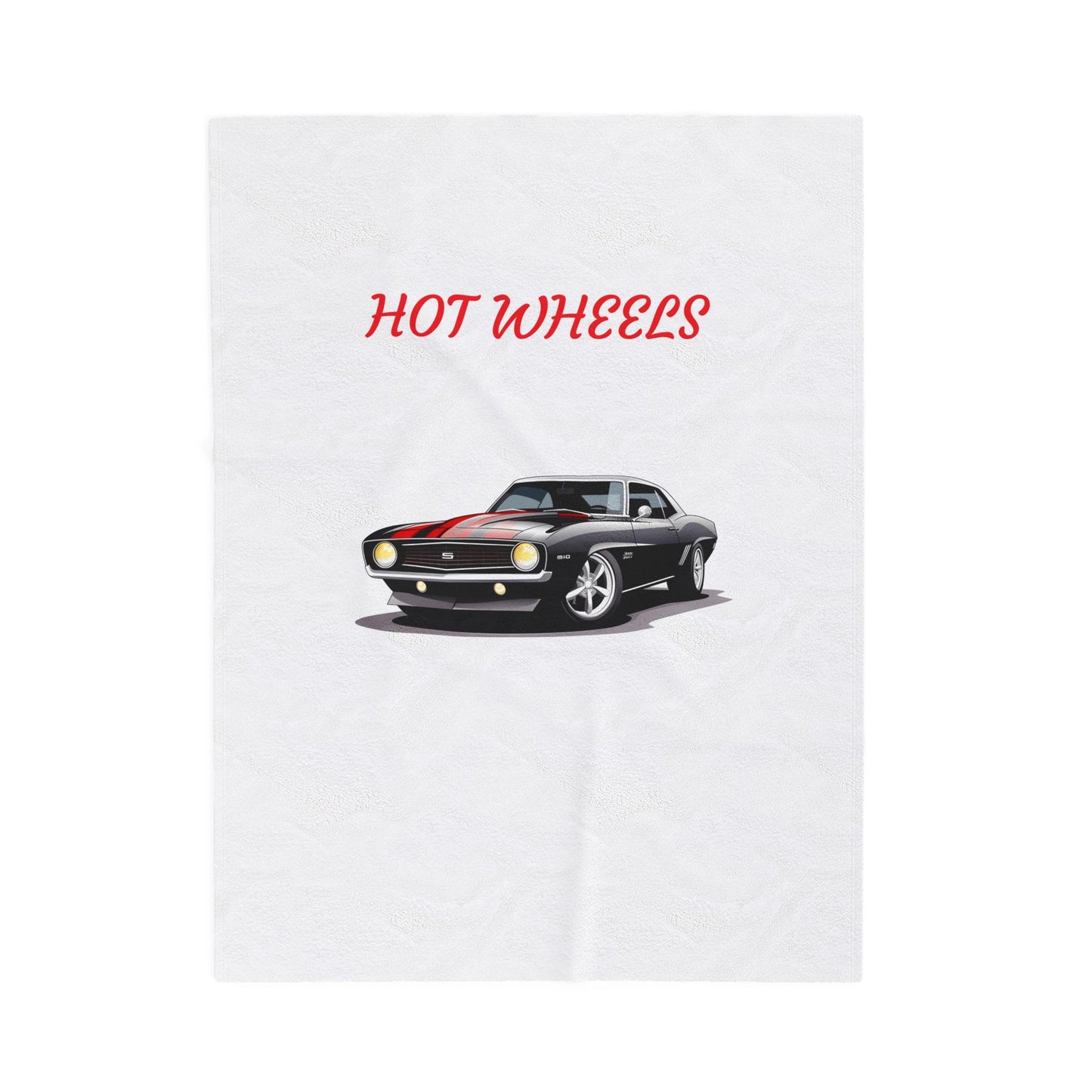 Princess Grace Hot Wheels Velveteen Plush Blanket for Car Enthusiasts