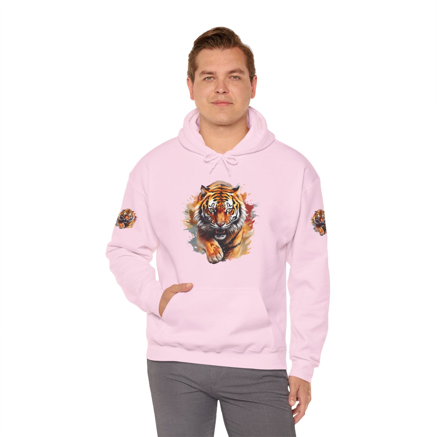 Princess Grace Fierce Tiger Graphic Unisex Heavy Blend Hoodie