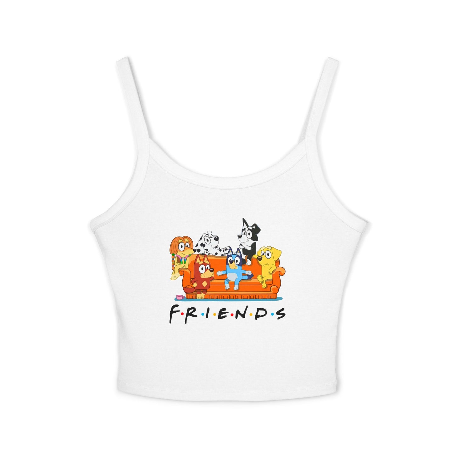 Princess Grace Bluey & Friends Women's Spaghetti Strap Tank Top