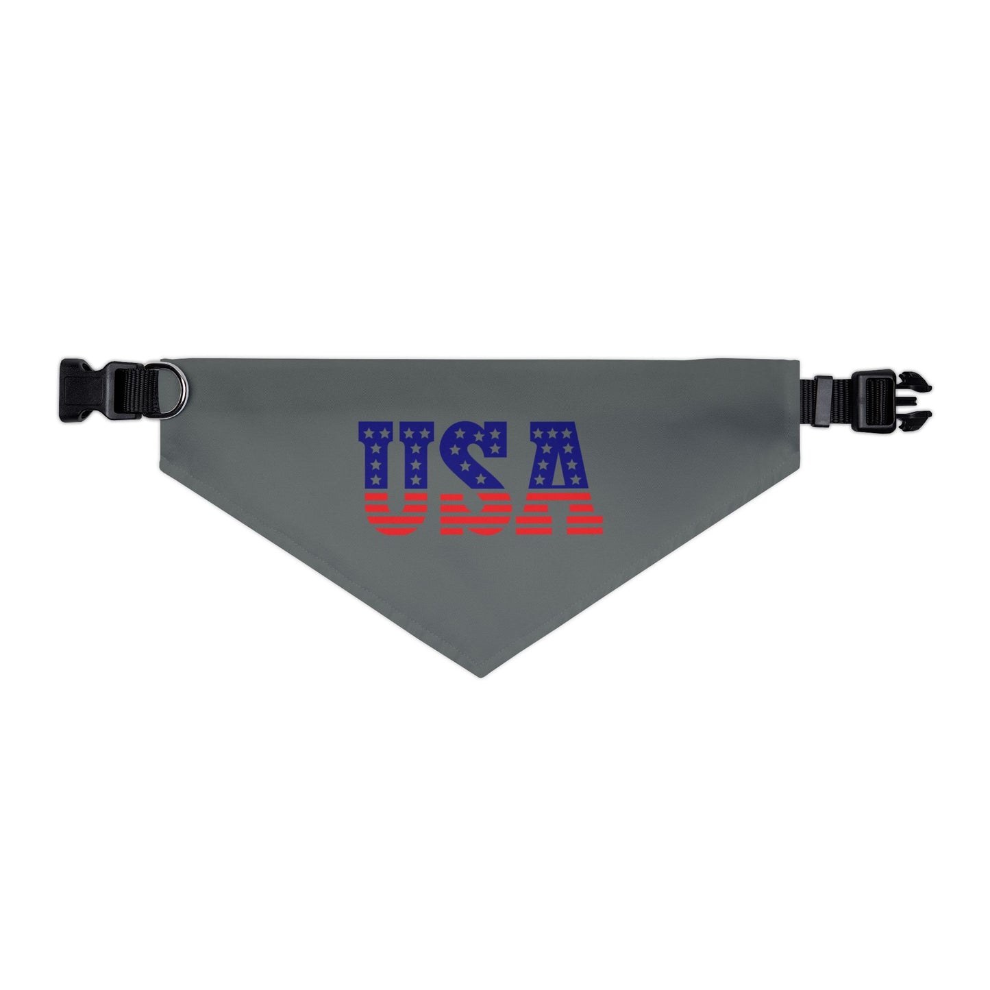 Princess Grace Patriotic Dog Bandana Collar USA Flag Design