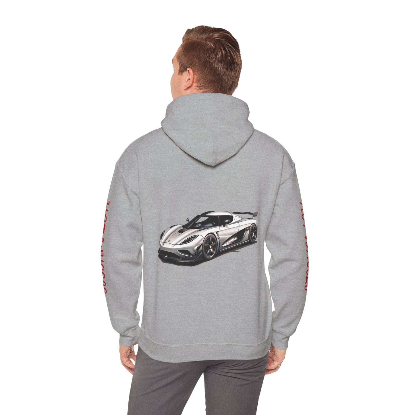 Princess Grace Hot Wheels Car Sweatshirt Unisex Heavy Blend Hoodie for Automotive Enthusiasts