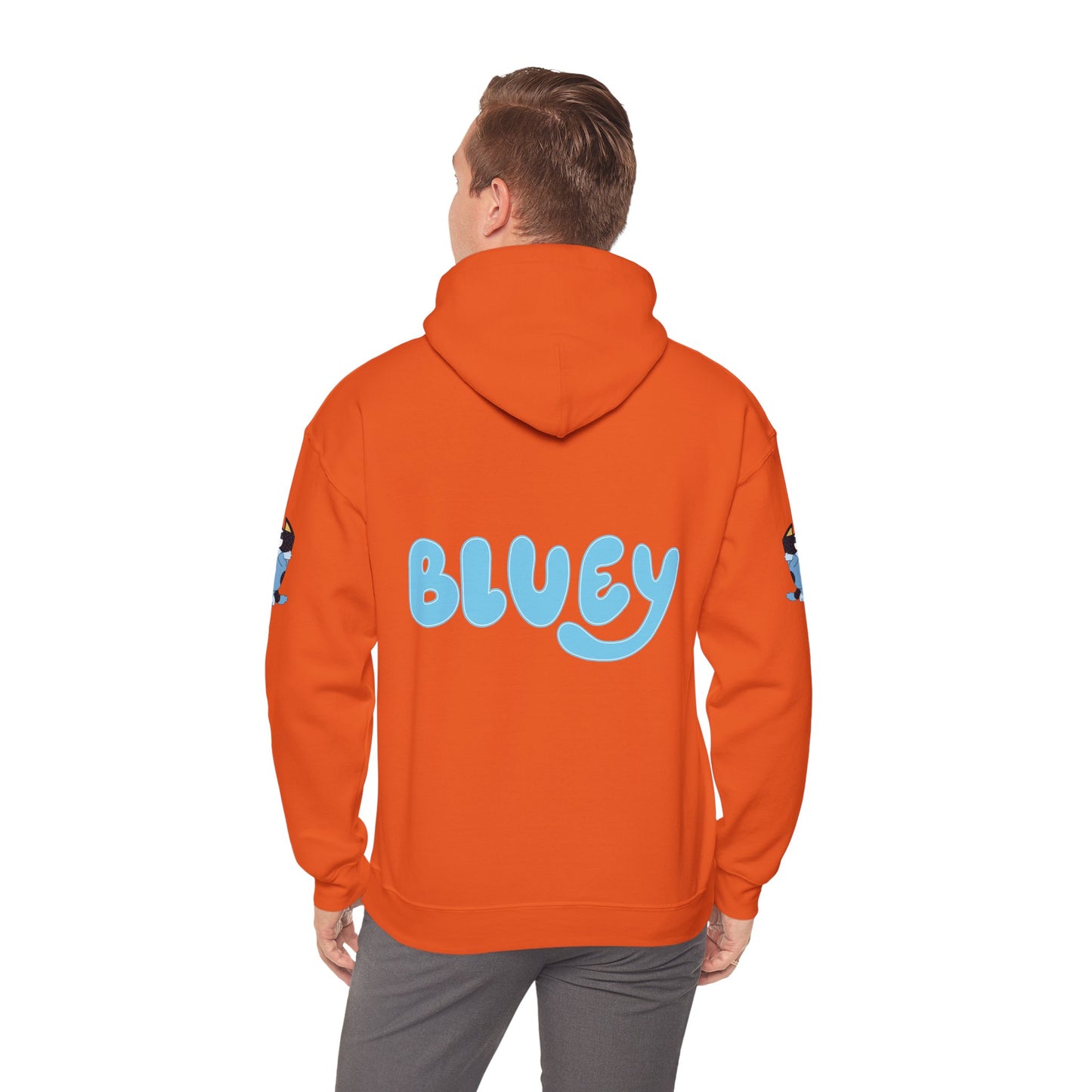 Princess Grace Bluey Unisex Hooded Sweatshirt Cozy Cartoon Style for Kids & Adults
