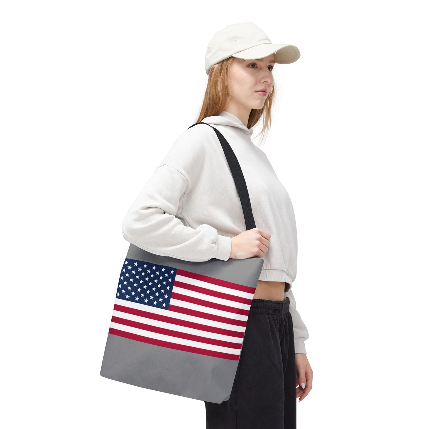 Princess Grace Patriotic American Flag Tote Bag Perfect for Independence Day & Everyday Use
