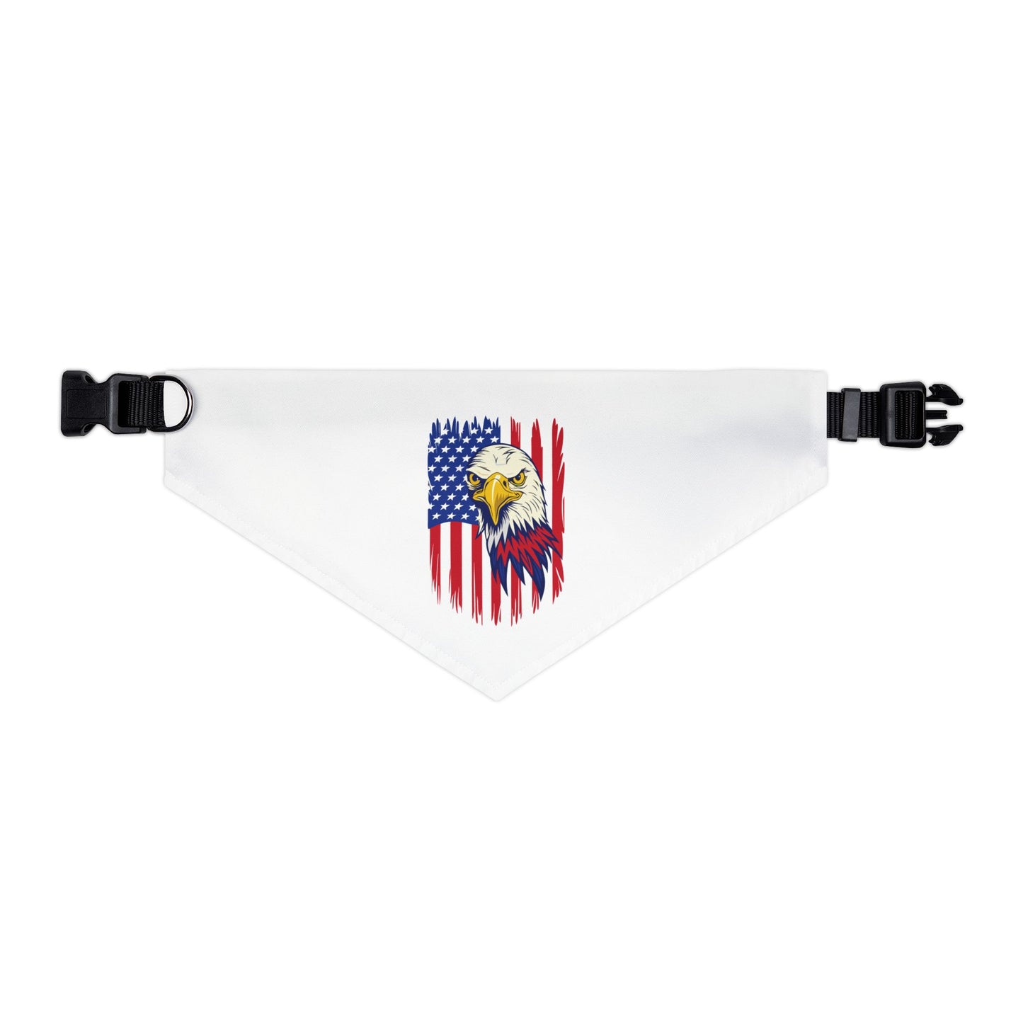 Princess Grace Patriotic Pet Bandana Collar American Eagle Design