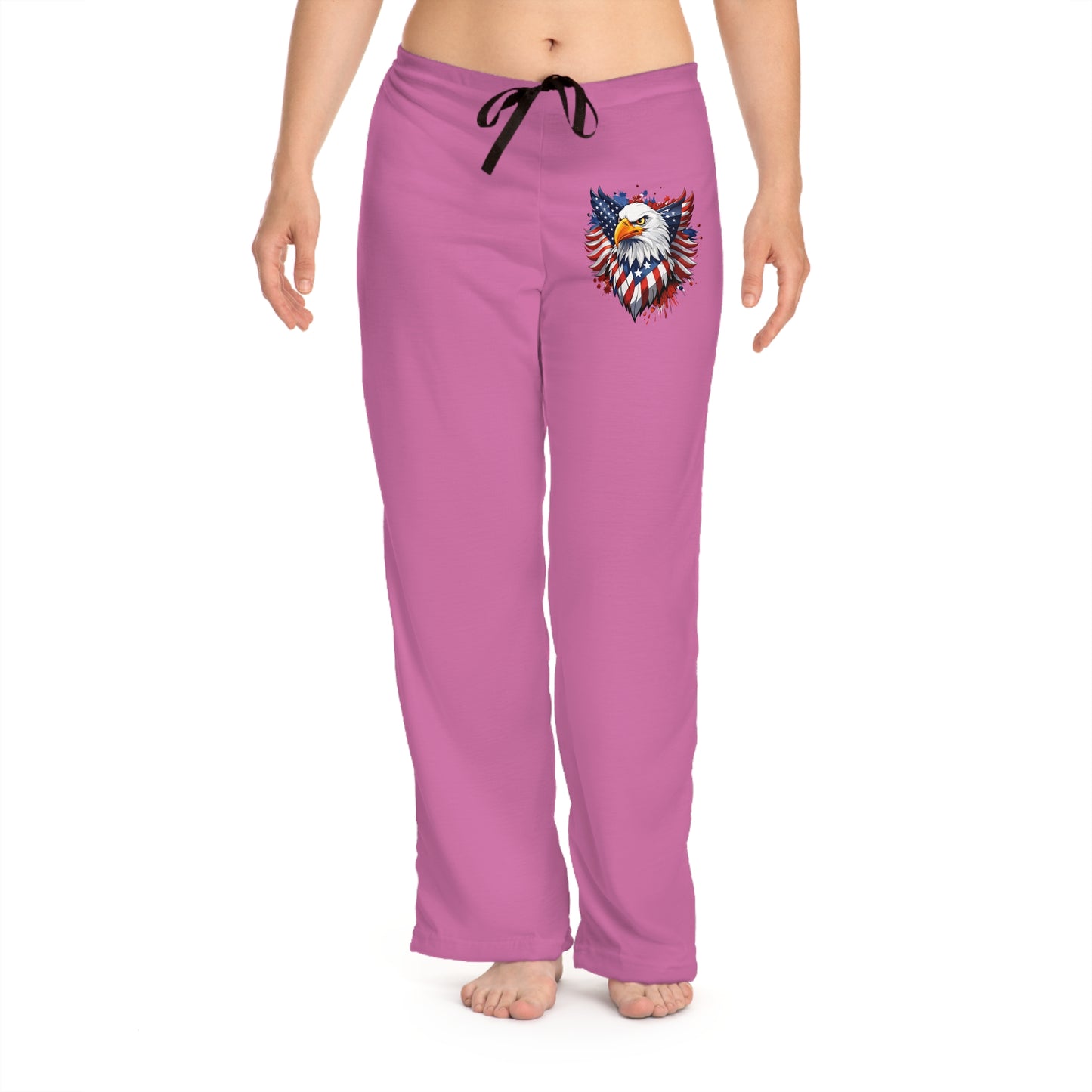 Princess Grace Patriotic Eagle Pajama Pants for Comfort and Style