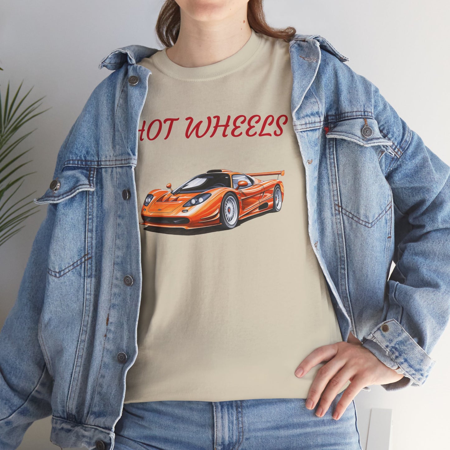 Princess Grace Hot Wheels Unisex Heavy Cotton Tee Vintage Car Graphic T-Shirt for Car Enthusiasts