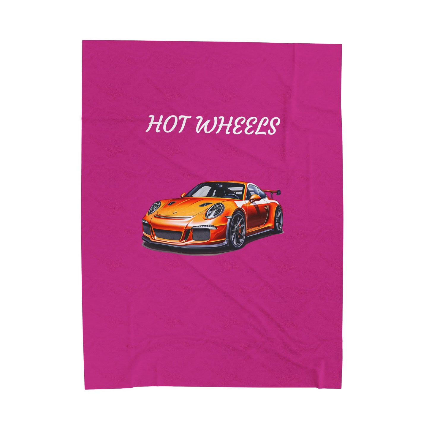 Princess Grace Hot Wheels Plush Blanket Cozy Automotive Throw for Car Enthusiasts