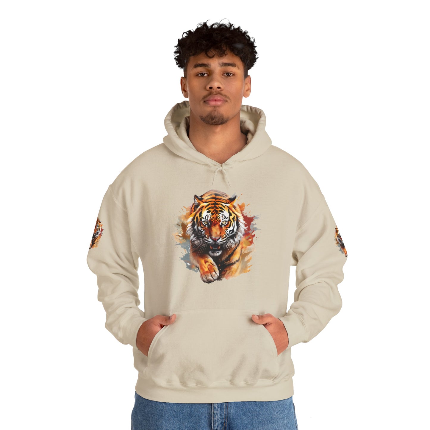 Princess Grace Fierce Tiger Graphic Unisex Heavy Blend Hoodie