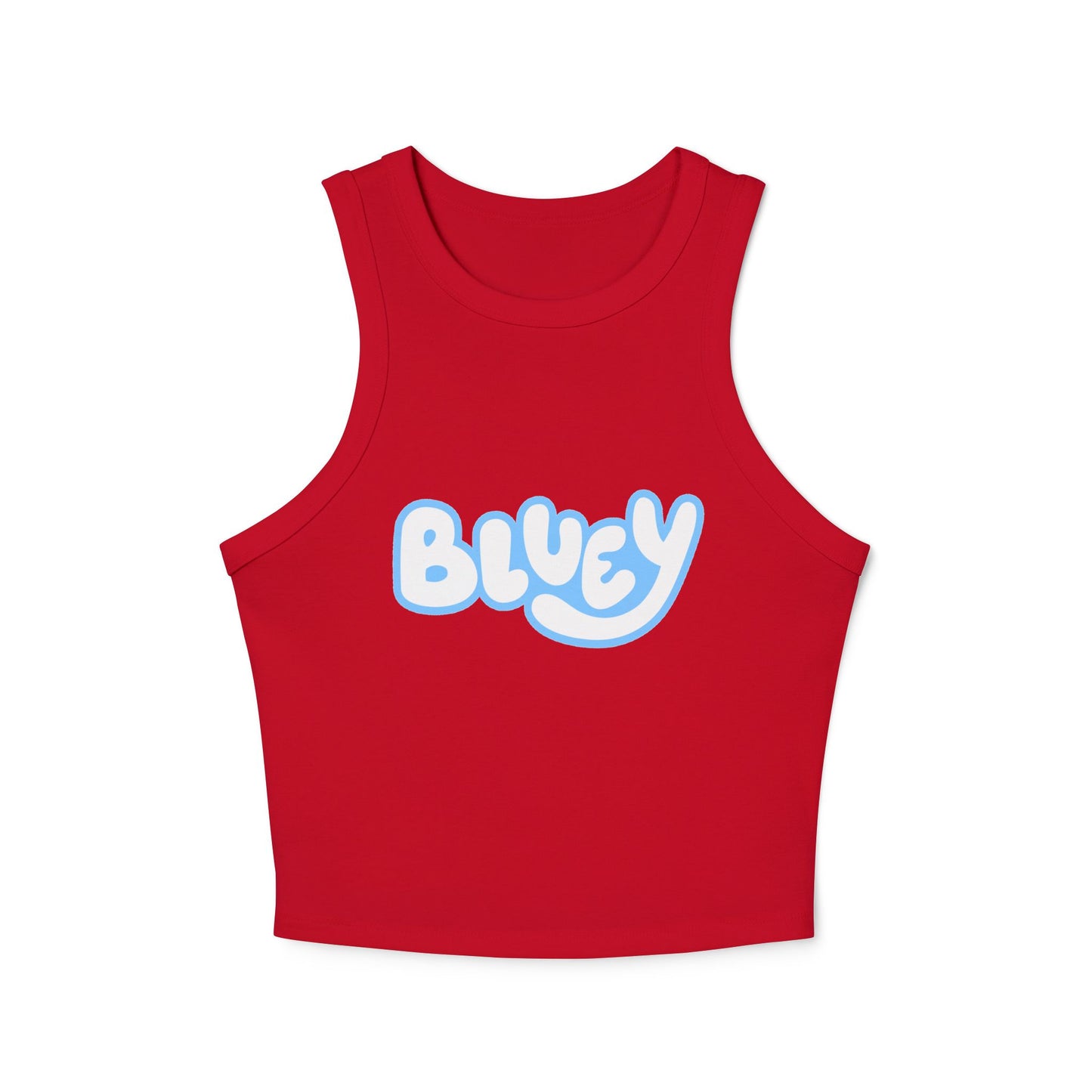 Princess Grace Bluey Women's Micro Rib Racer Tank Top Fun and Stylish for Casual Days