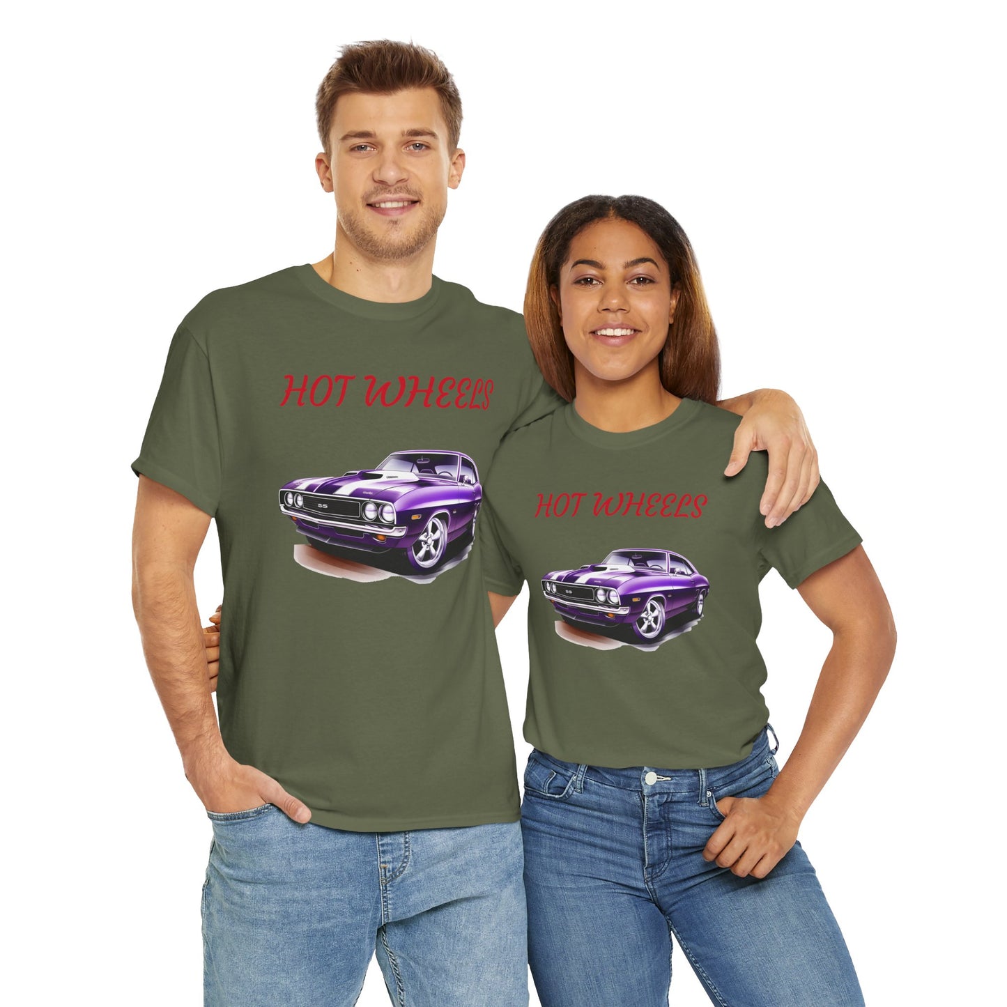 Princess Grace Hot Wheels Unisex Heavy Cotton Tee Vintage Car Graphic T-Shirt for Classic Car Lovers