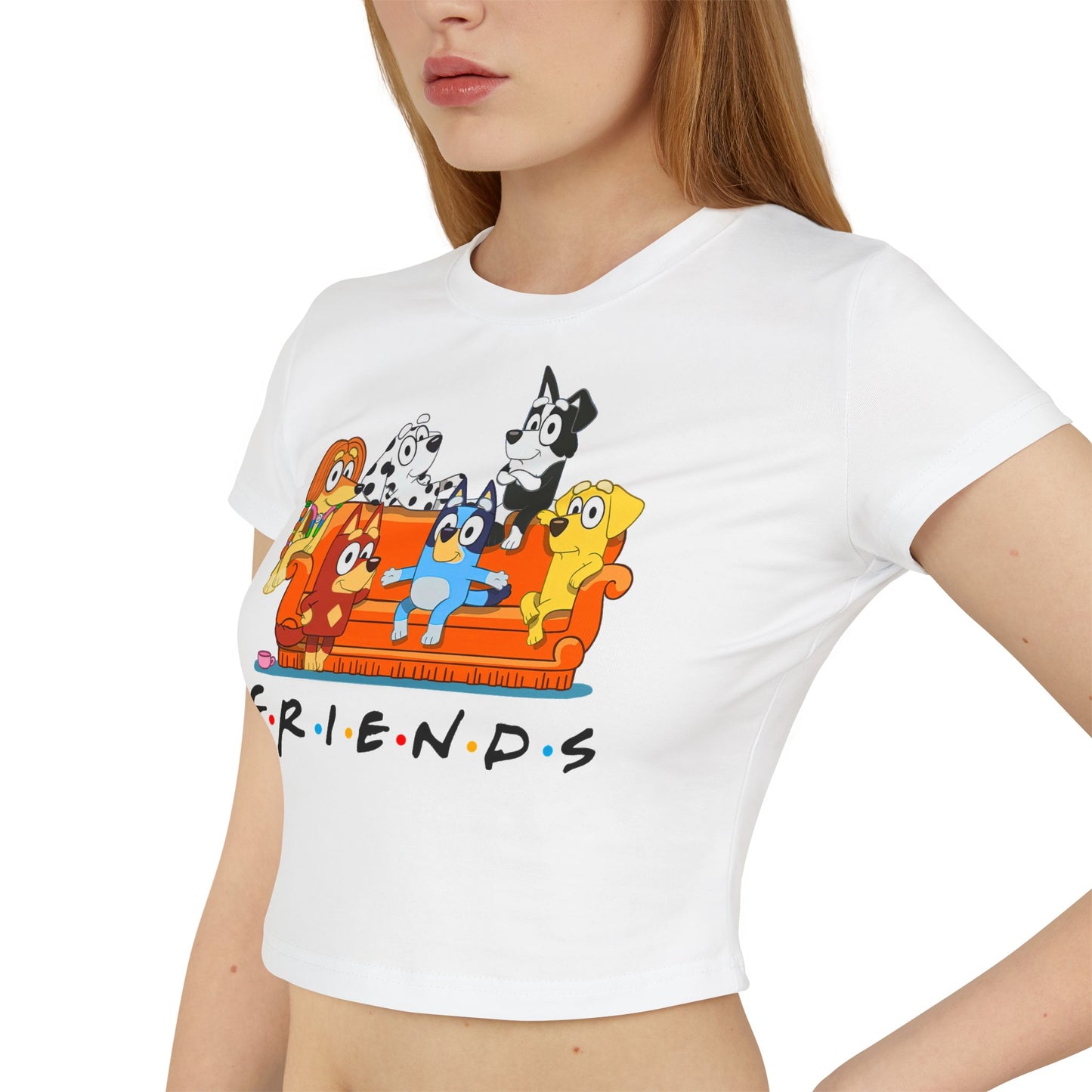 Princess Grace Bluey Friends Women's Baby Tee