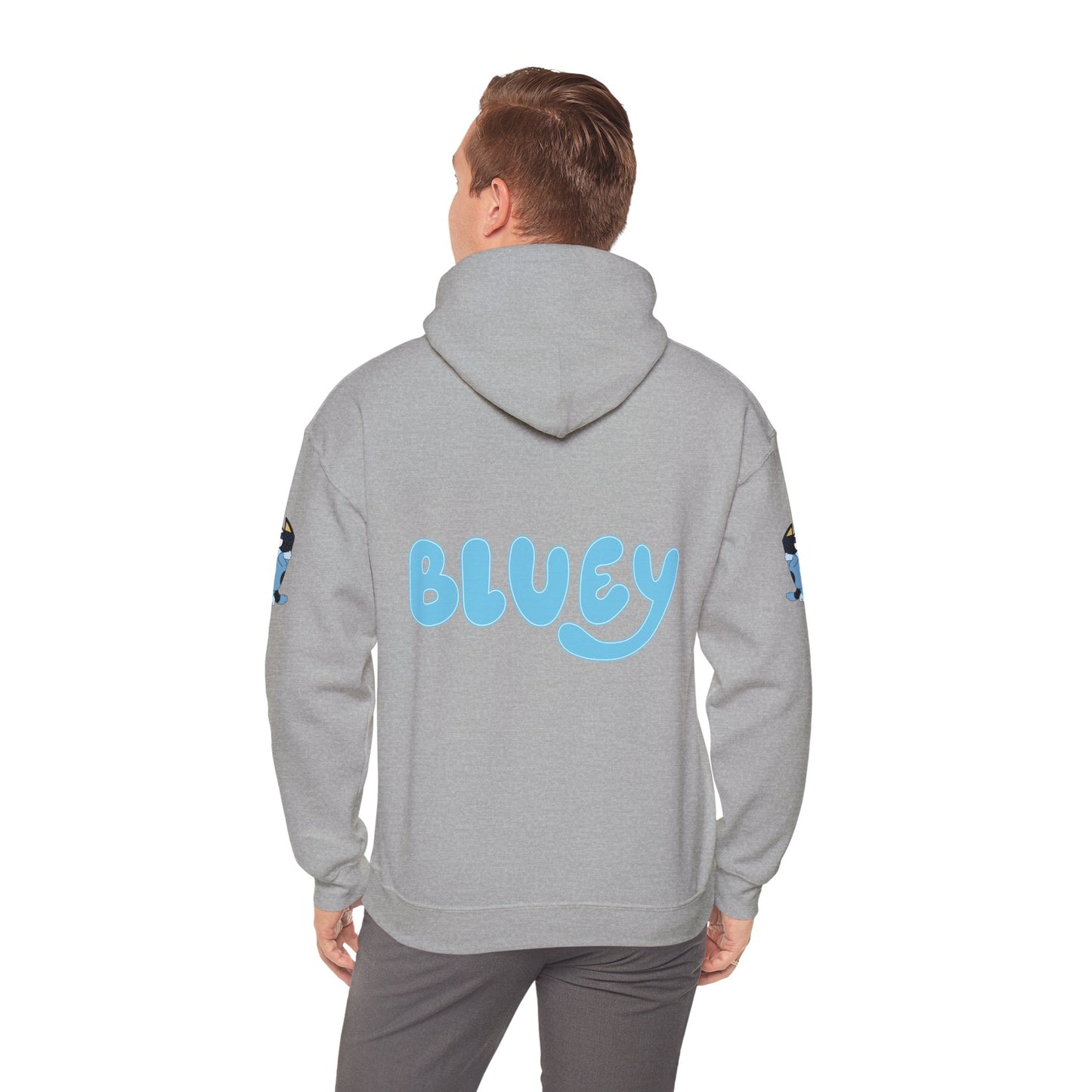Princess Grace Bluey Unisex Hooded Sweatshirt Cozy Cartoon Style for Kids & Adults