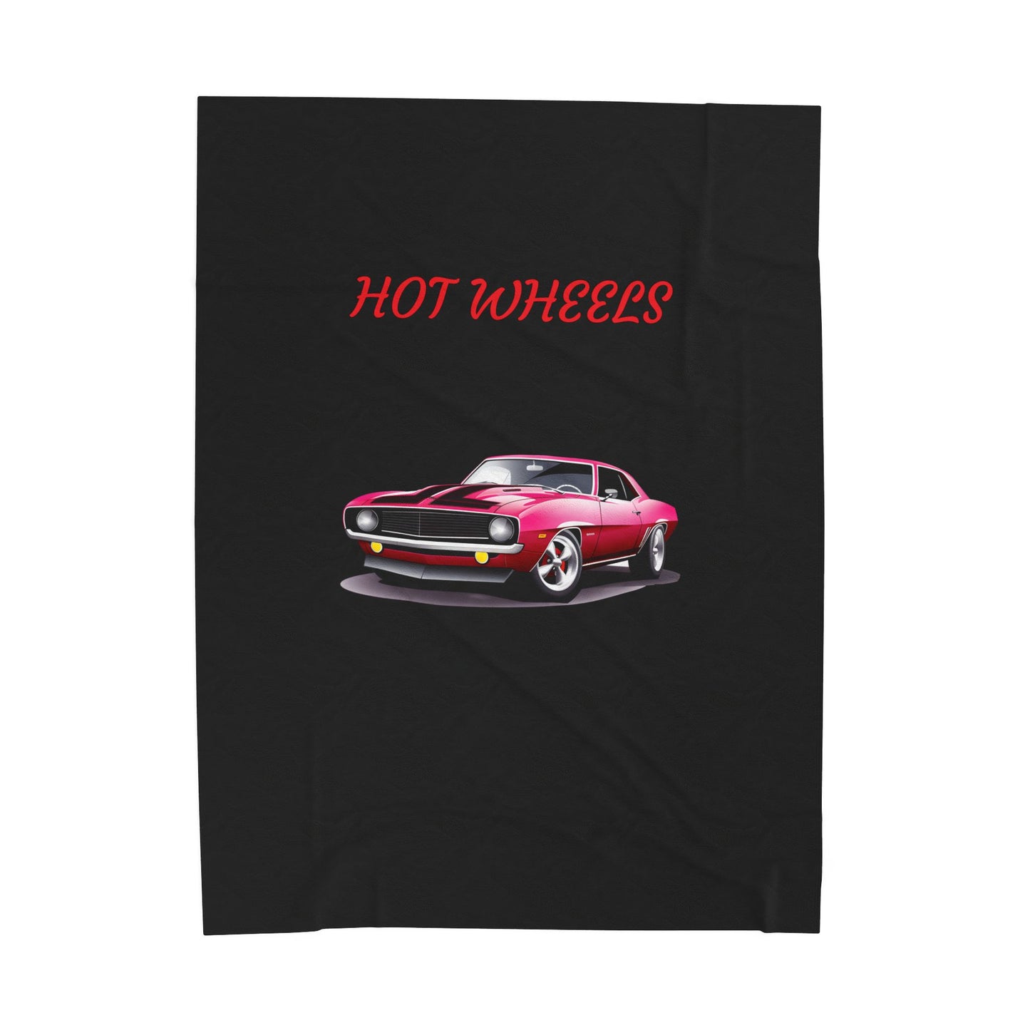 Princess Grace Hot Wheels Velveteen Plush Blanket Cozy Car Themed Throw for Enthusiasts