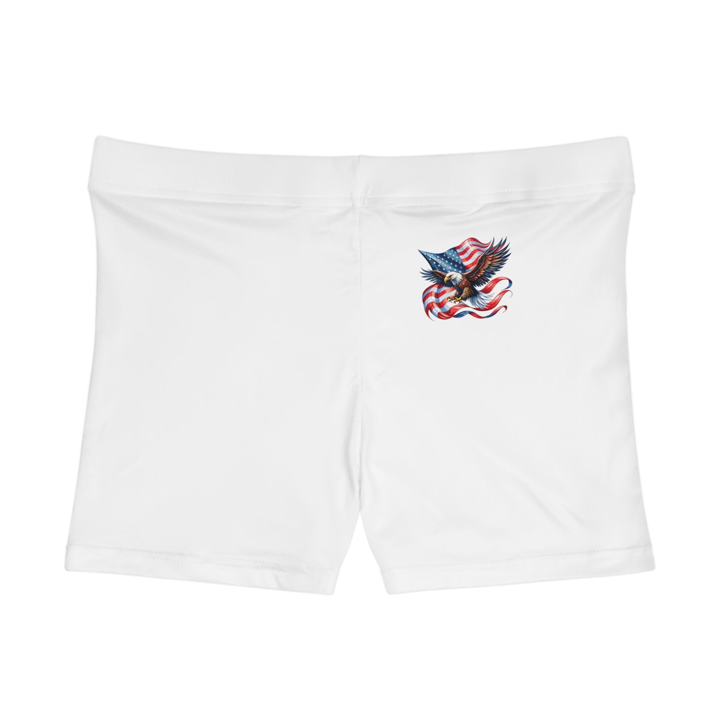 Princess Grace Patriotic Eagle Women's Shorts Perfect for Summer Celebrations