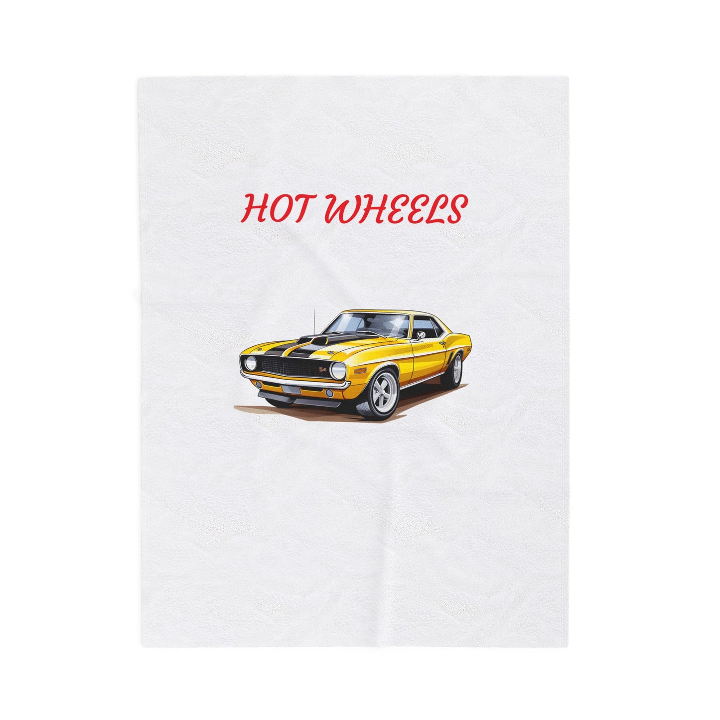 Princess Grace Vintage Hot Wheels Plush Blanket for Car Lovers