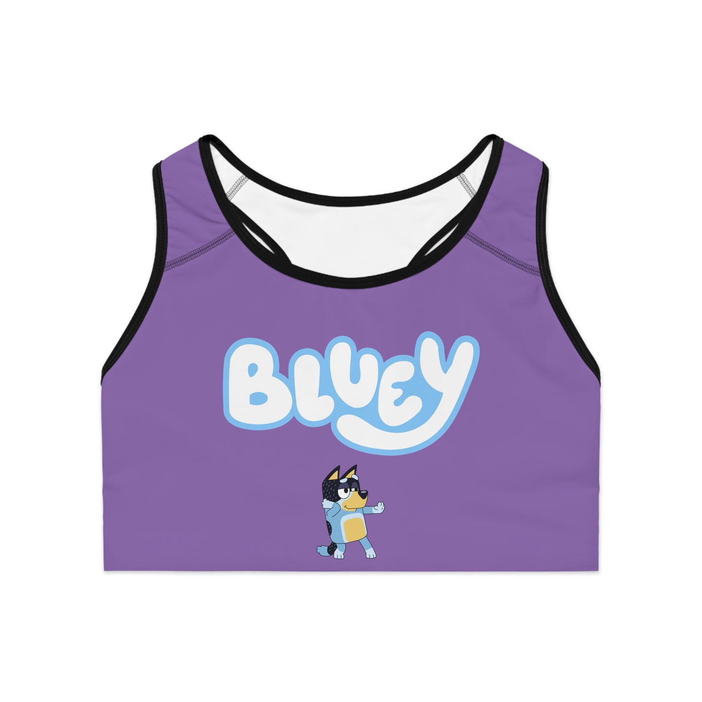 Princess Grace Bluey Sports Bra for Comfortable Activewear for Playtime and Sports