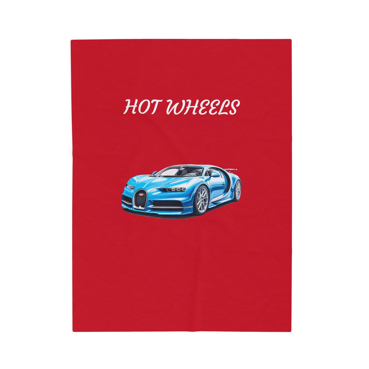 Princess Grace Hot Wheels Race Car Themed Velveteen Plush Blanket Perfect Gift for Car Enthusiasts