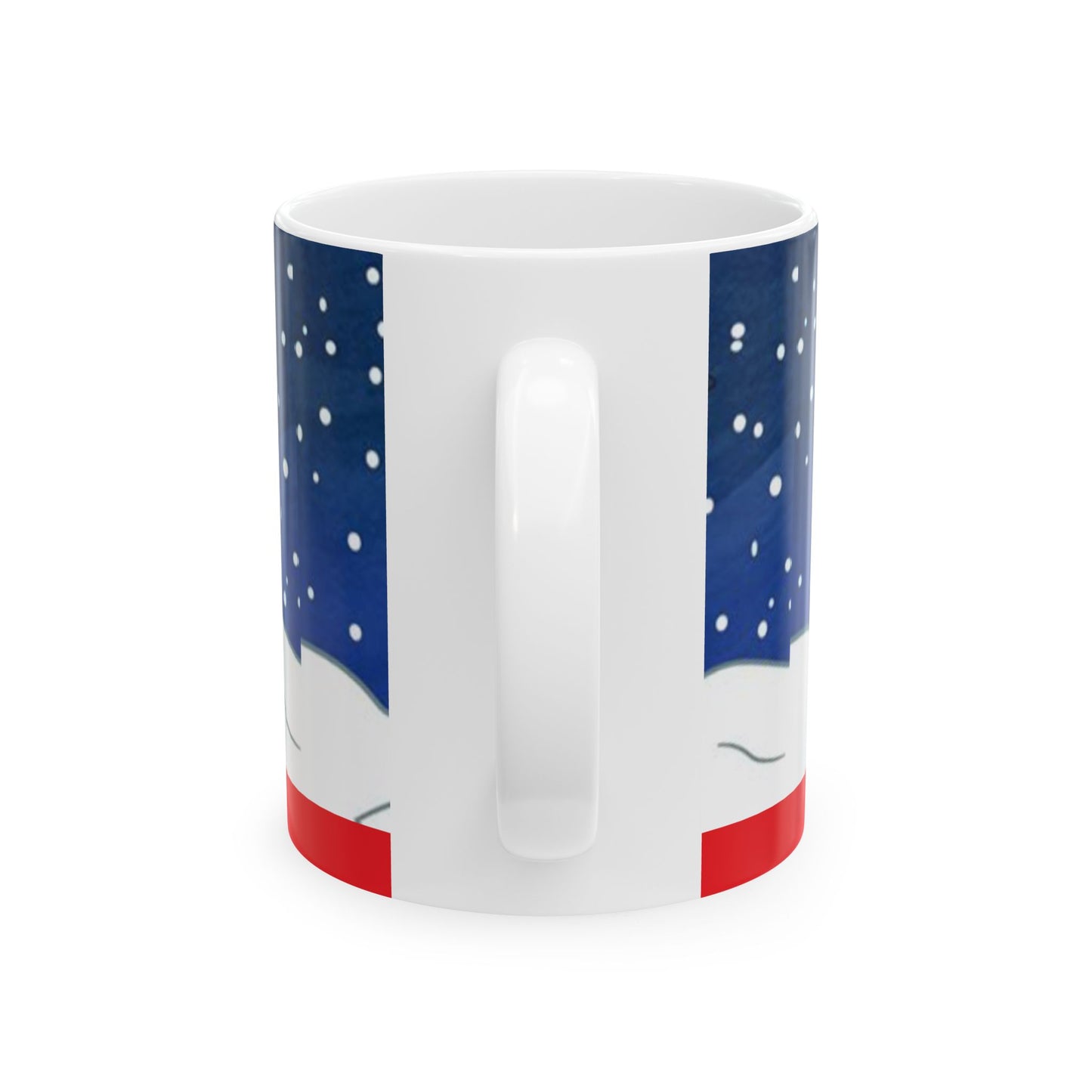 Princess Grace Whimsical Charlie Brown Christmas Ceramic Mug 11oz 15oz