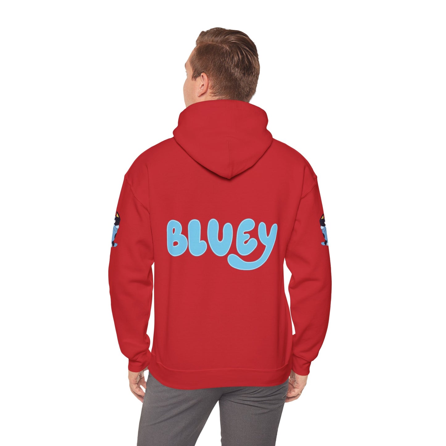 Princess Grace Bluey Unisex Hooded Sweatshirt Cozy Cartoon Style for Kids & Adults