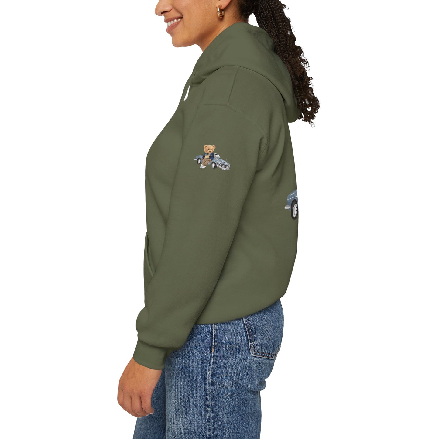 Princess Grace Luxury Bear Hoodie Chic & Cozy Unisex Sweatshirt