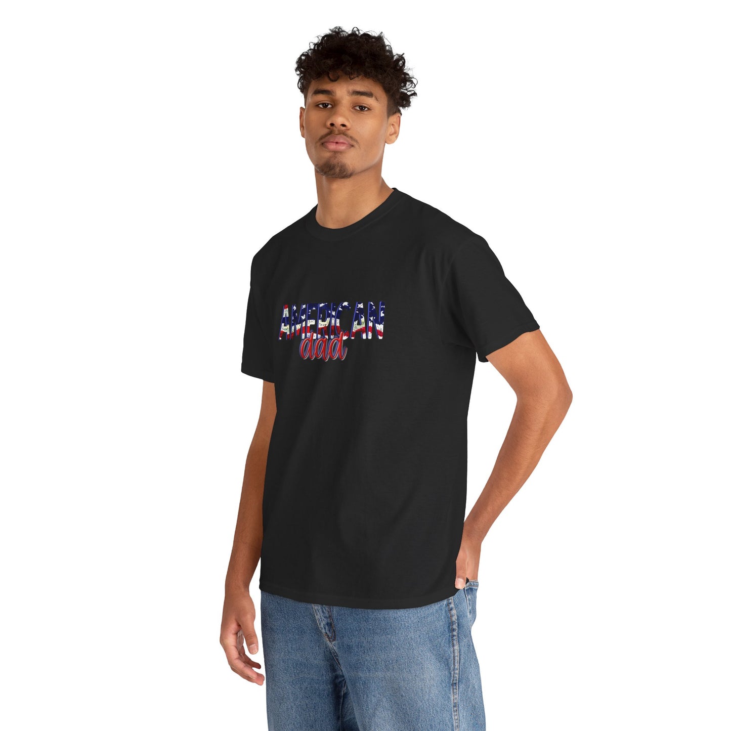 Princess Grace Patriotic American Dad Tee Unisex Heavy Cotton T-Shirt