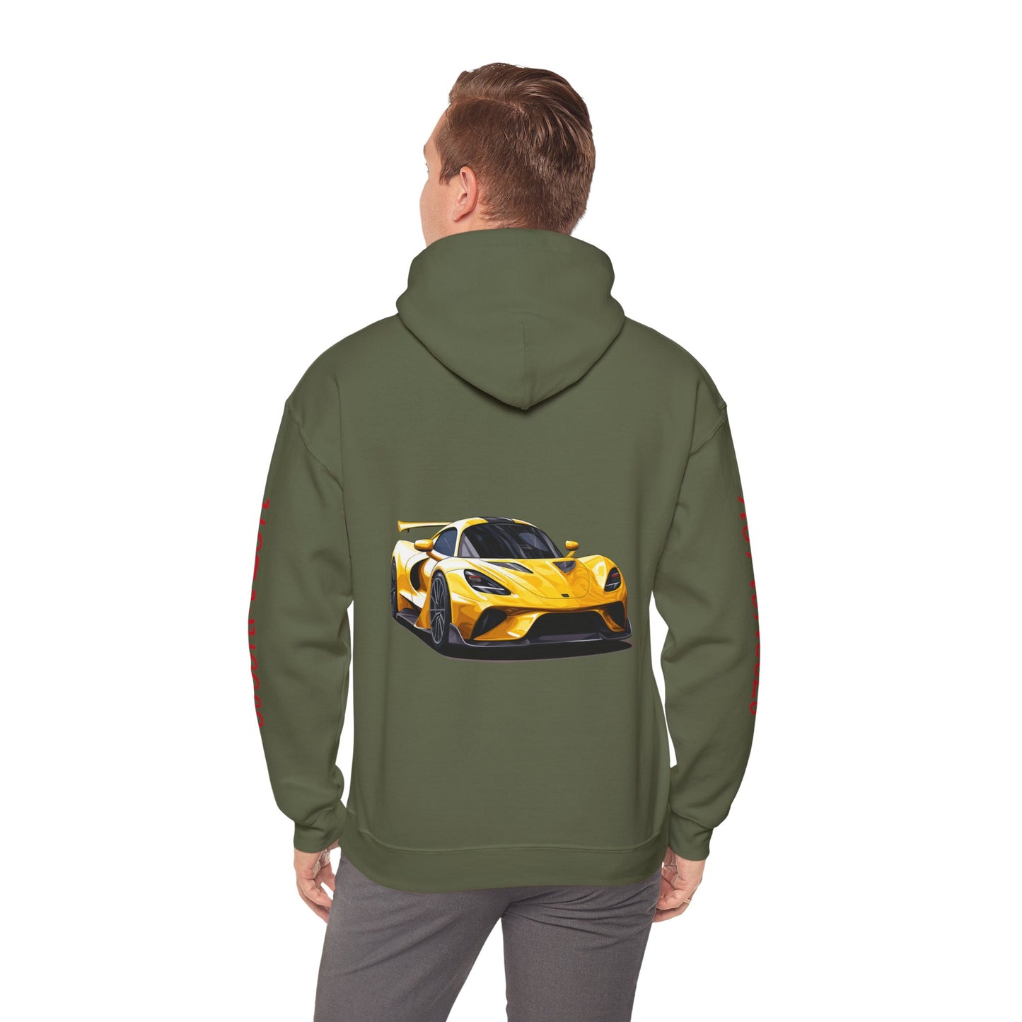 Princess Grace Hot Wheels Unisex Heavy Blend Hoodie Cool Car Graphic Sweatshirt for Car Enthusiasts