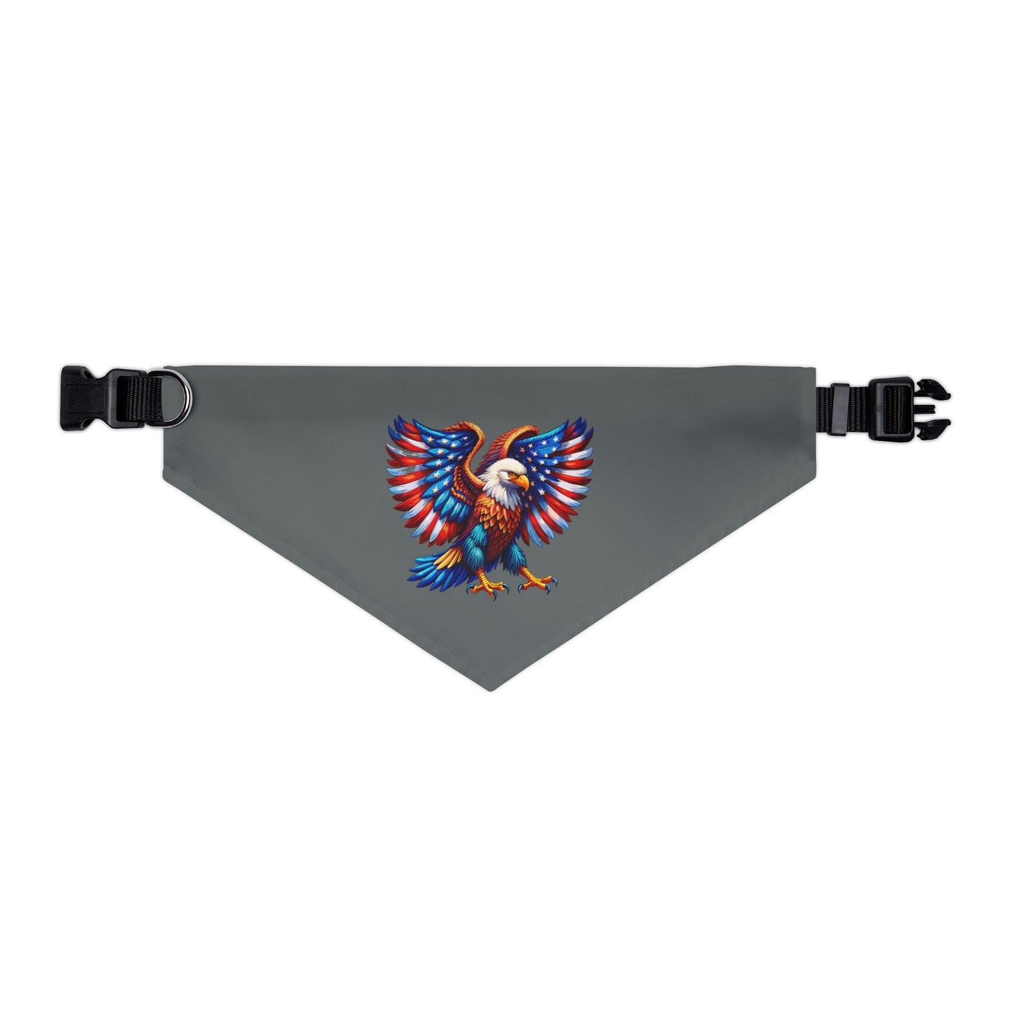 Princess Grace Patriotic Eagle Pet Bandana Collar Perfect for Celebrations & Daily Adventures