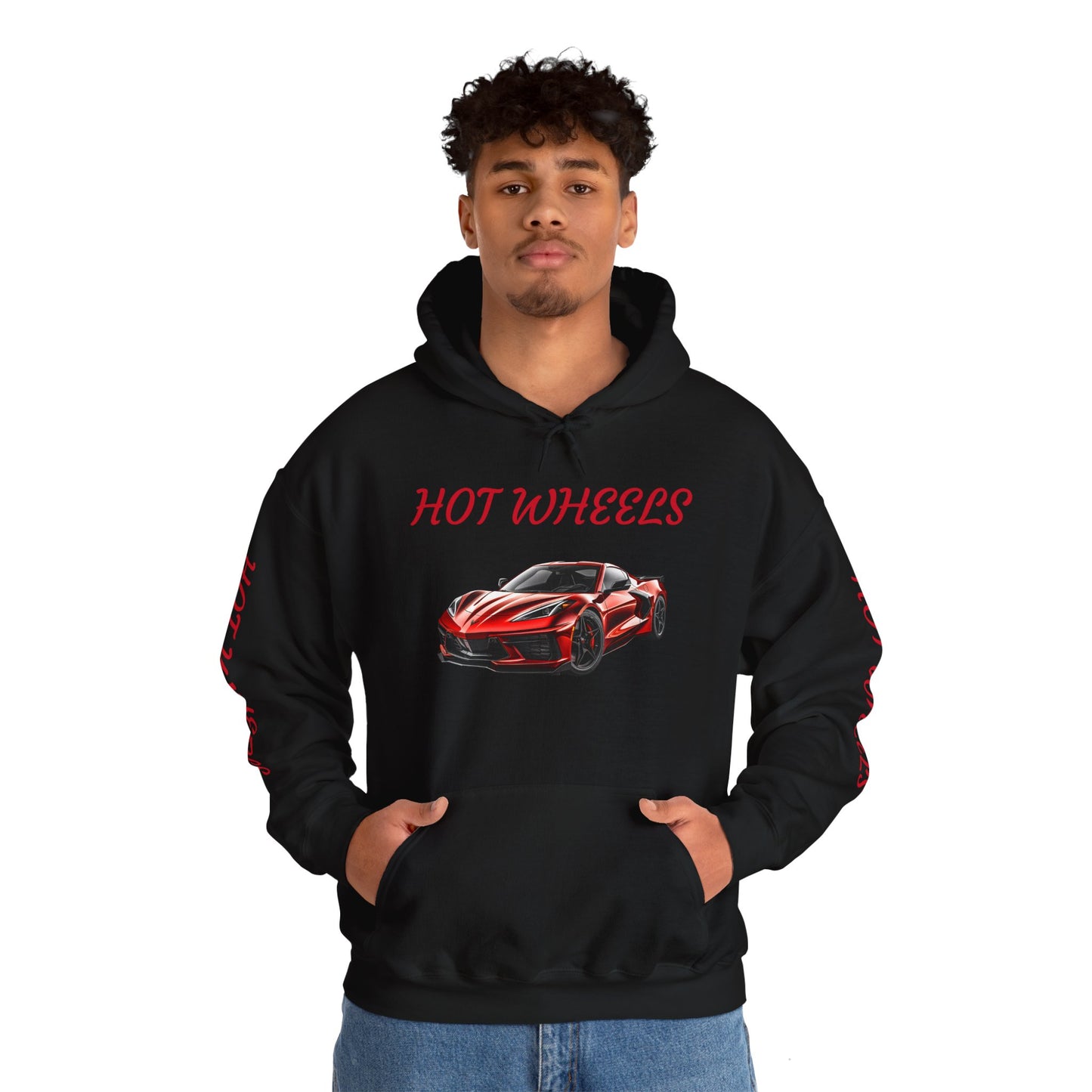 Princess Grace Hot Wheels Unisex Hooded Sweatshirt Stylish Car Graphic Sweatshirt for Car Enthusiasts