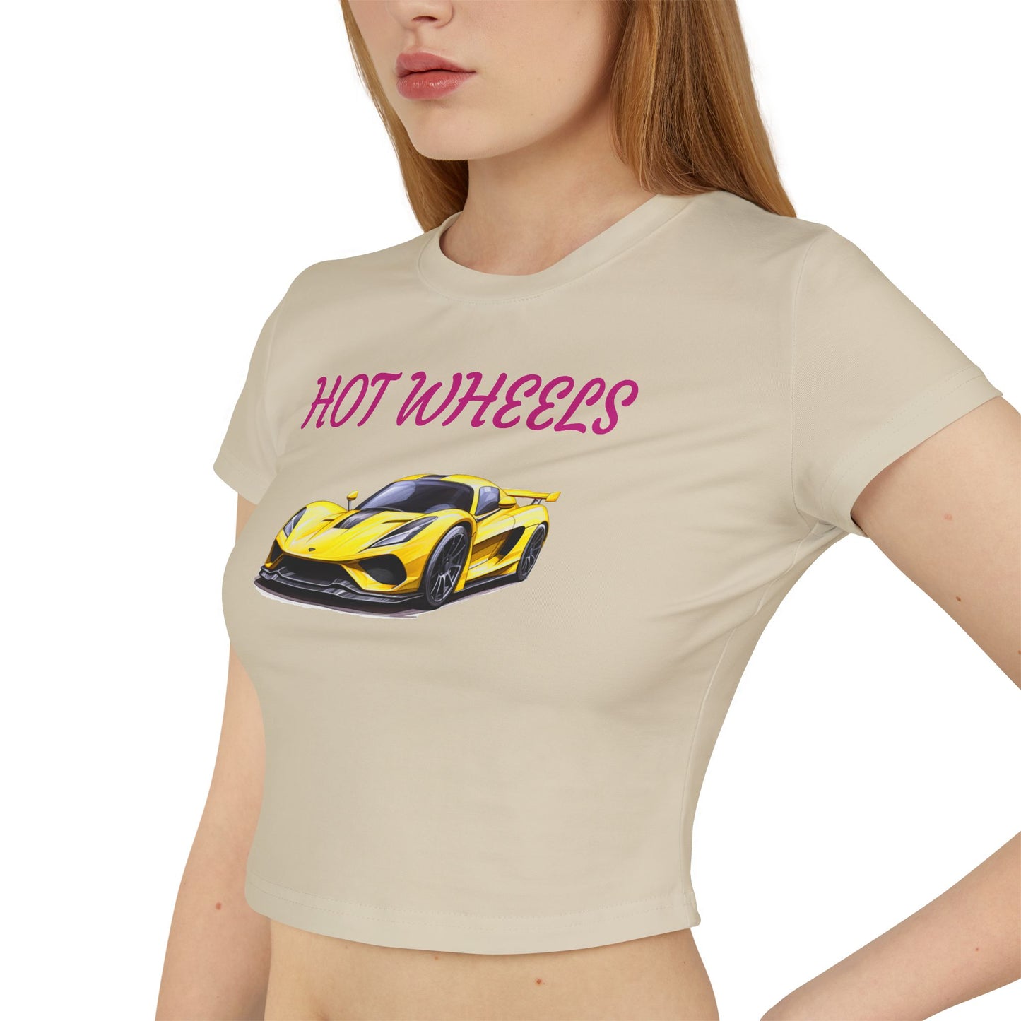 Princess Grace Hot Wheels Graphic Baby Tee for Car Enthusiasts