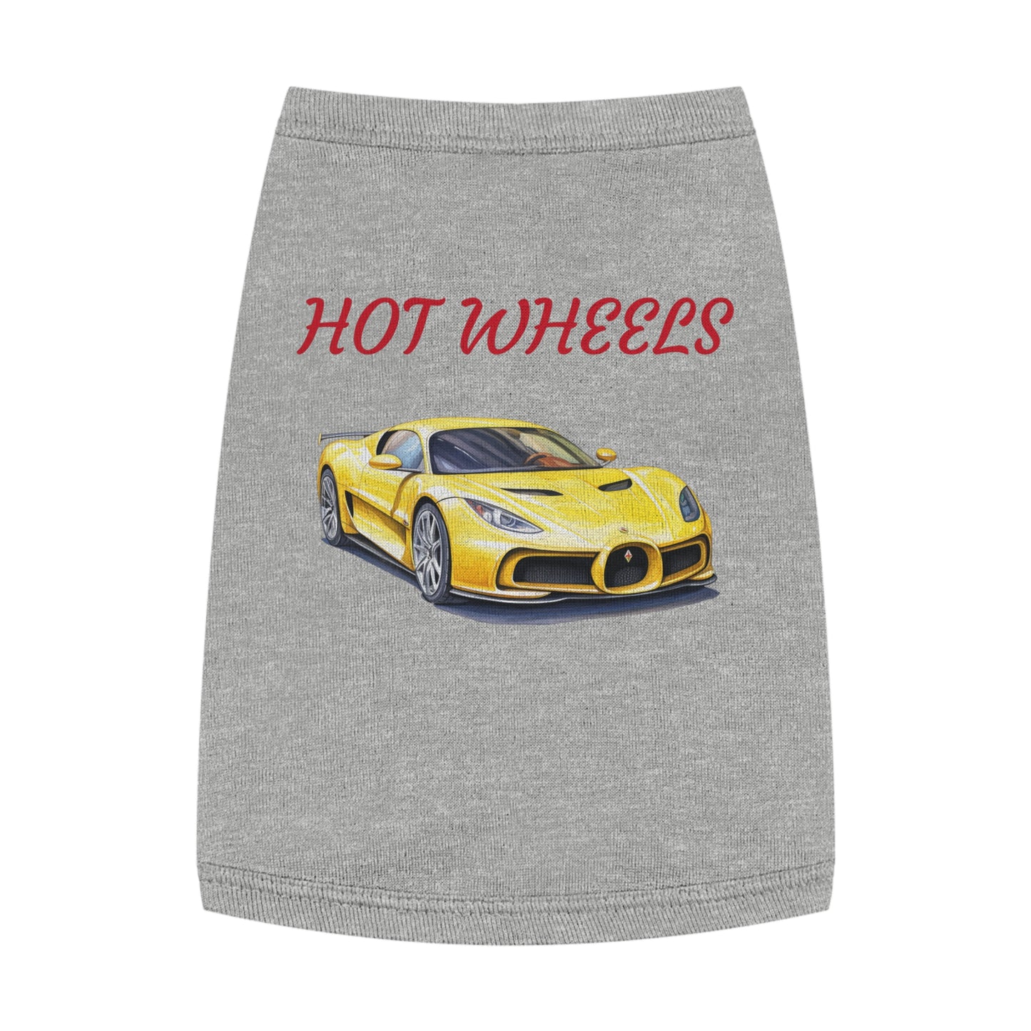 Princess Grace Hot Wheels Pet Tank Top Stylish Dog Apparel for Car Lovers