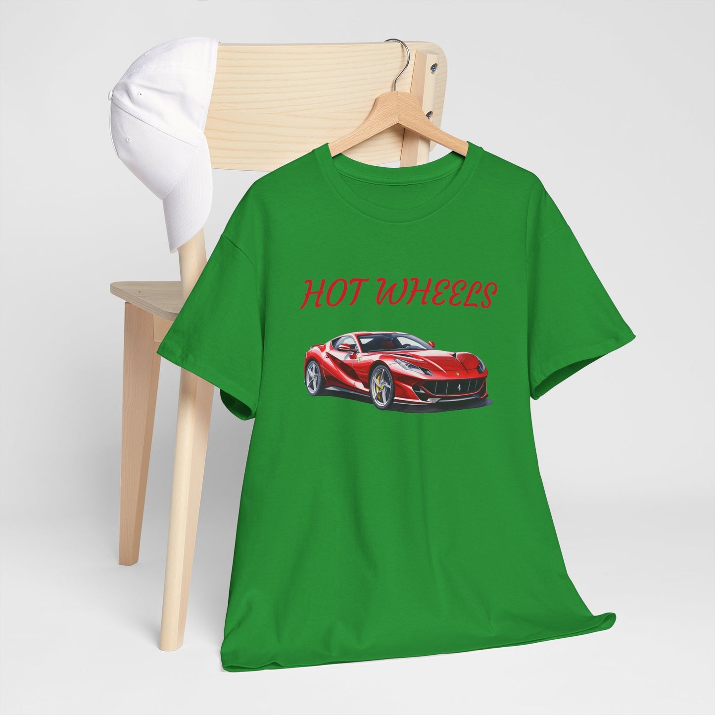 Princess Grace Hot Wheels Unisex Heavy Cotton Tee Car Lovers Graphic T-Shirt
