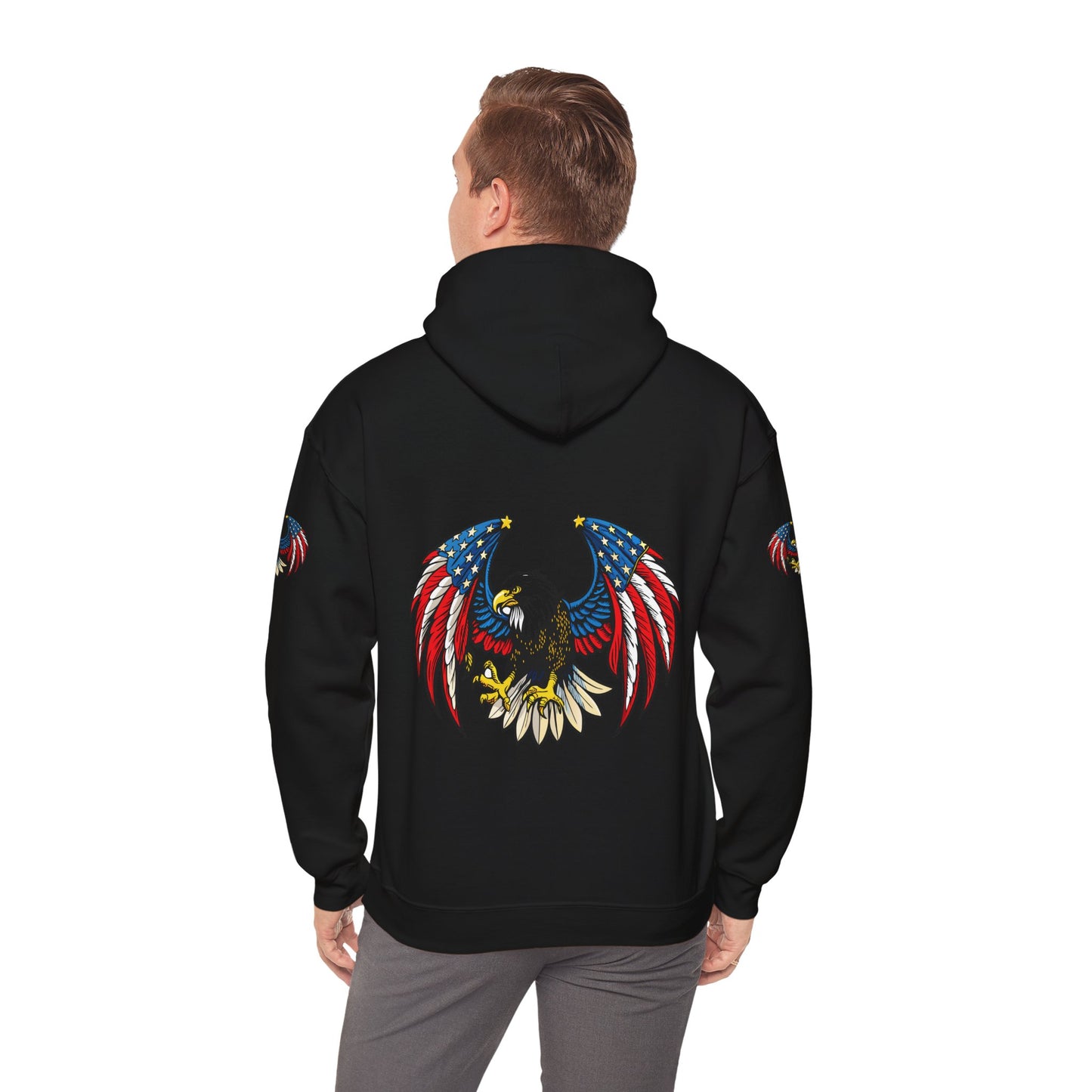 Princess Grace American Eagle Emblem Patriotic Unisex Hoodie