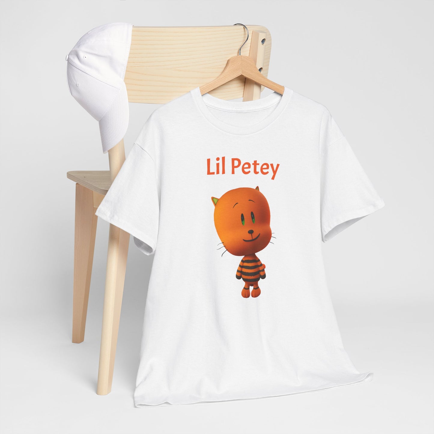 Princess Grace Lil Petey Unisex Heavy Cotton Tee Fun & Playful Cartoon T-Shirt for Kids and Adults