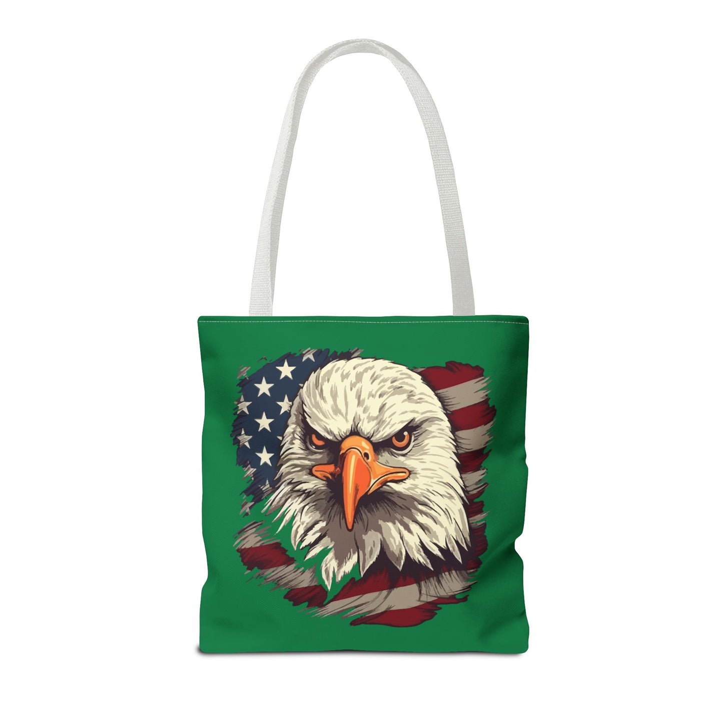 Patriotic Eagle Tote Bag American Flag Design