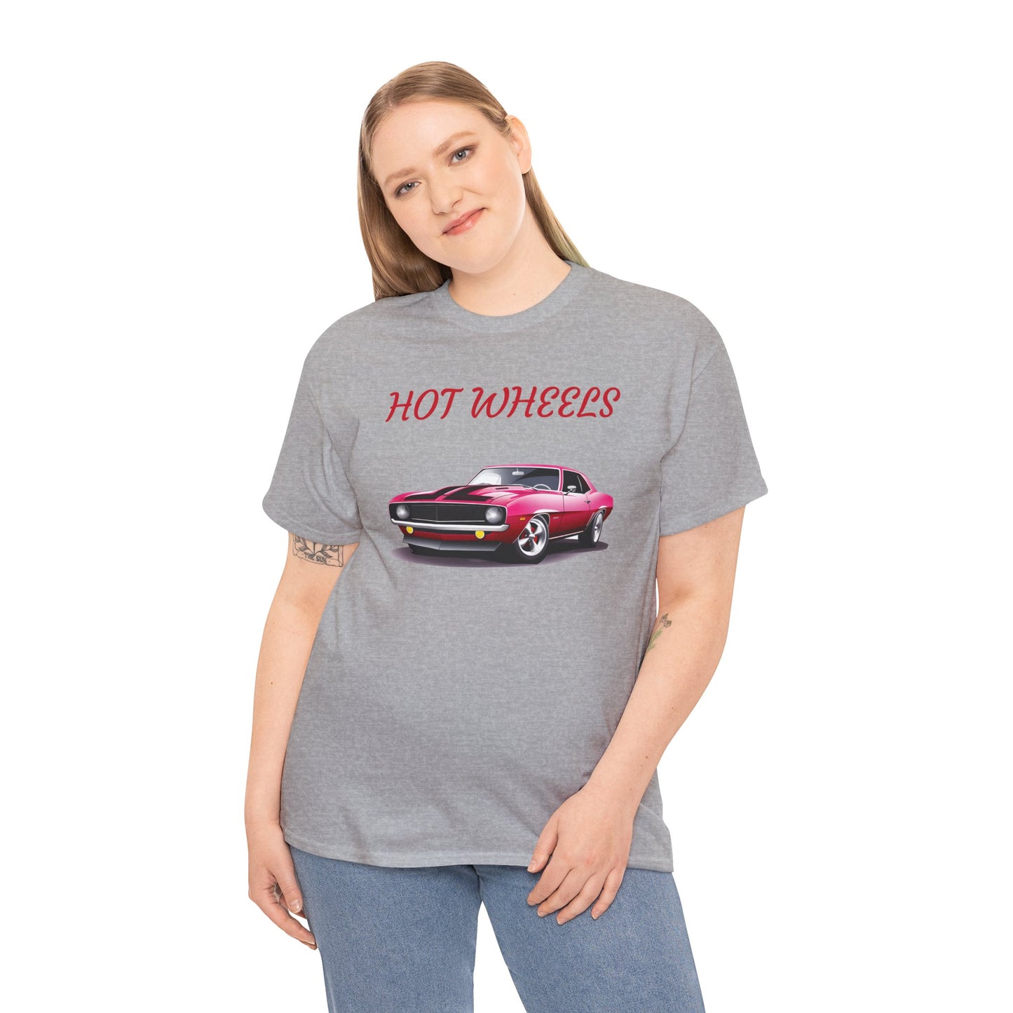 Princess Grace Retro Hot Wheels Unisex Heavy Cotton Tee
